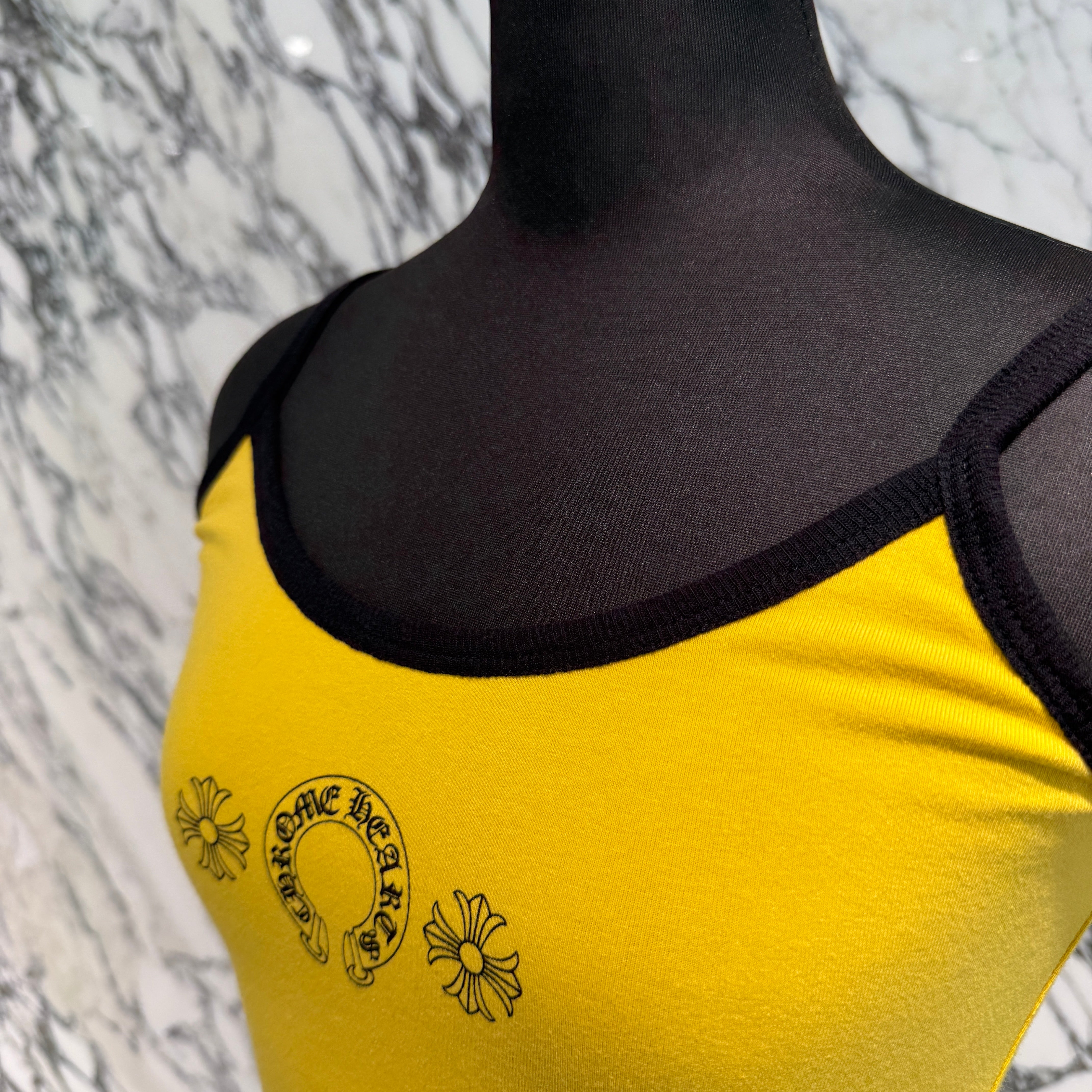 CHROME HEARTS Horseshoe Short Camisole Top Size M クロムハーツ ホースシュー ショート キャミソールトップ サイズM