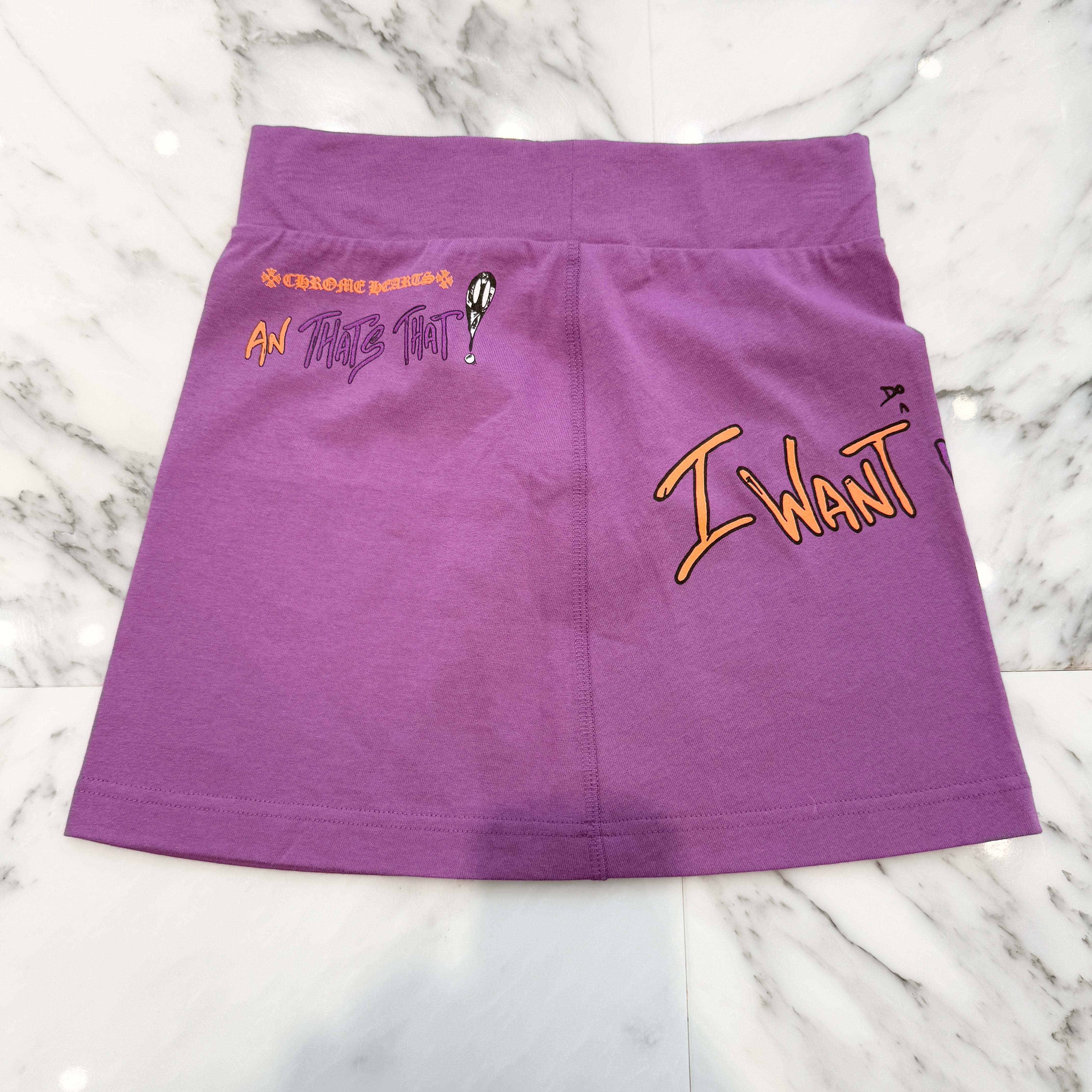 CHROME HEARTS × MATTY BOY 2024AW "I WANT MORE NOT LESS" Mini Skirt Size S クロムハーツ × マッティボーイ アイウォント モア ノット レス ミニスカート サイズS