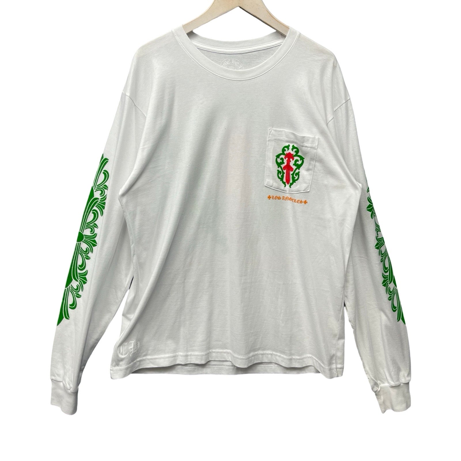 CHROME HEARTS Los Angeles Limited Vine Dagger Print Long Sleeve Tee Size XL
