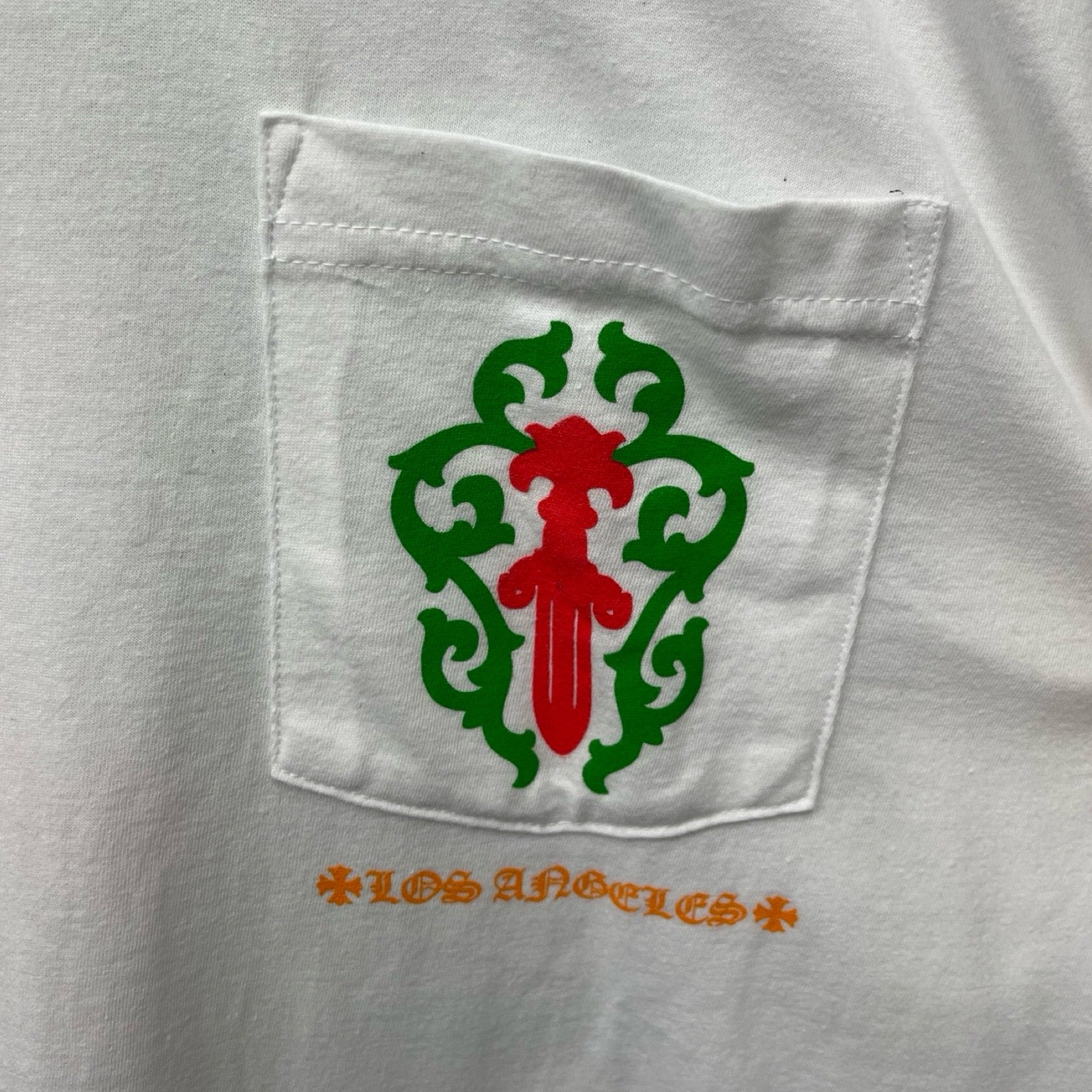 CHROME HEARTS Los Angeles Limited Vine Dagger Print Long Sleeve Tee Size XL