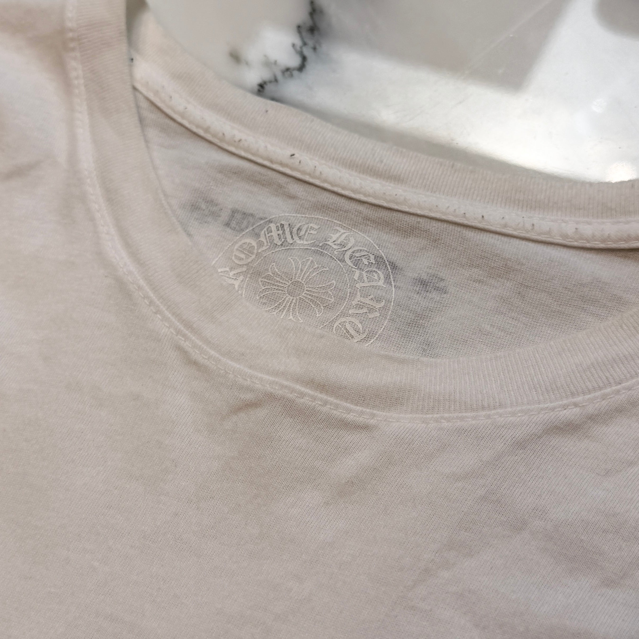 CHROME HEARTS FUCK YOU Floral Cross Horseshoe Long Sleeve Tee Size L クロムハーツ ファックユー フローラルクロス ホースシュー ロングスリーブTシャツ サイズL