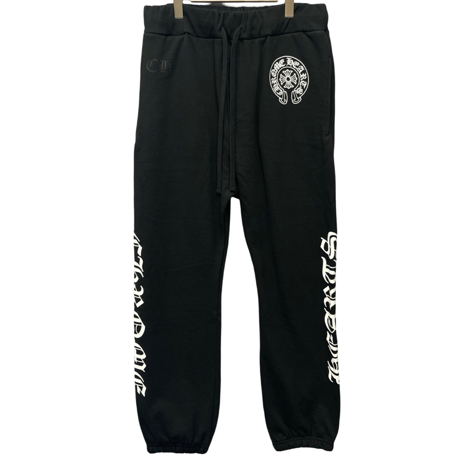 CHROME HEARTS Horseshoe Side Logo Sweat Pants Size L