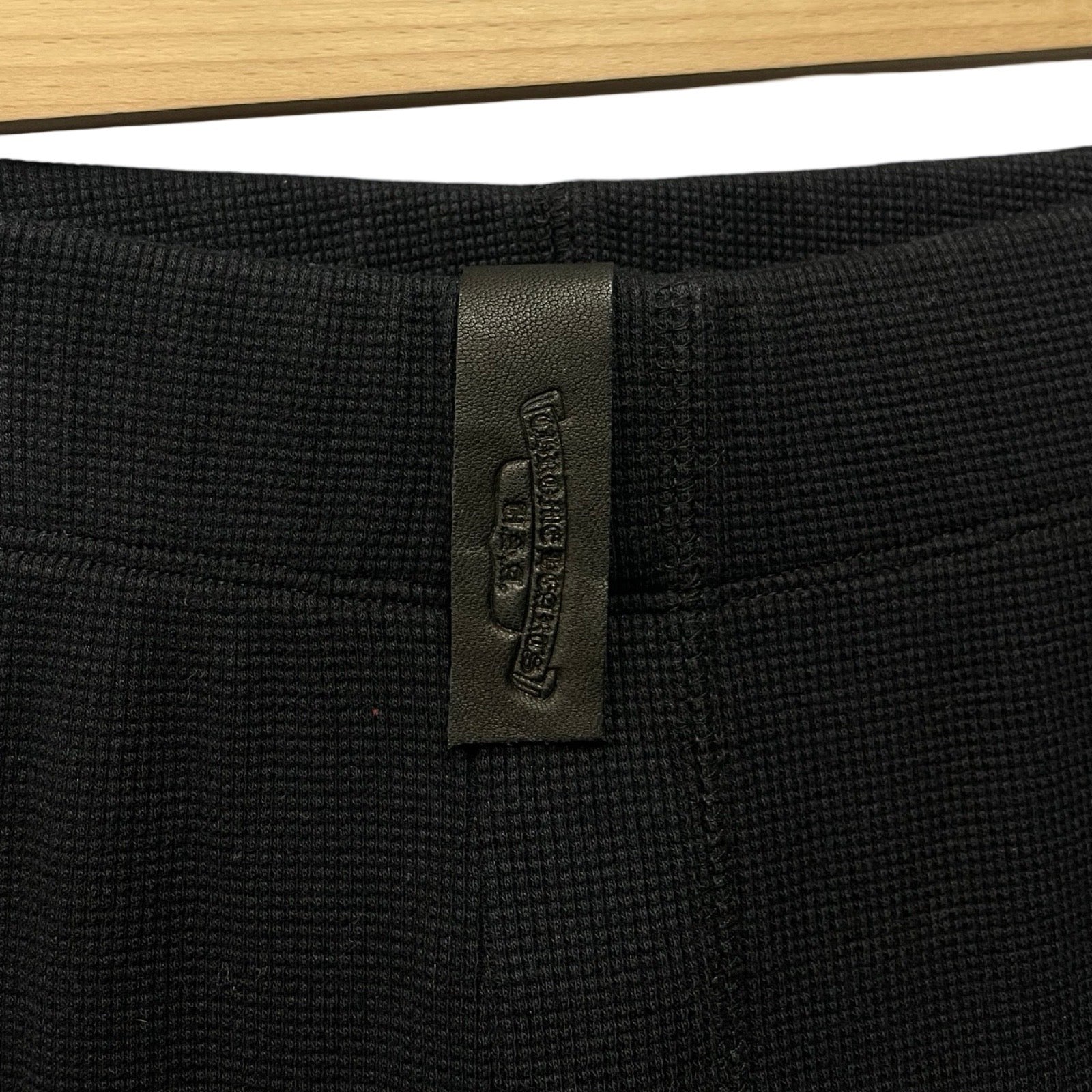 CHROME HEARTS Y Not CH Logo Embroidery Thermal Long Pants Size M