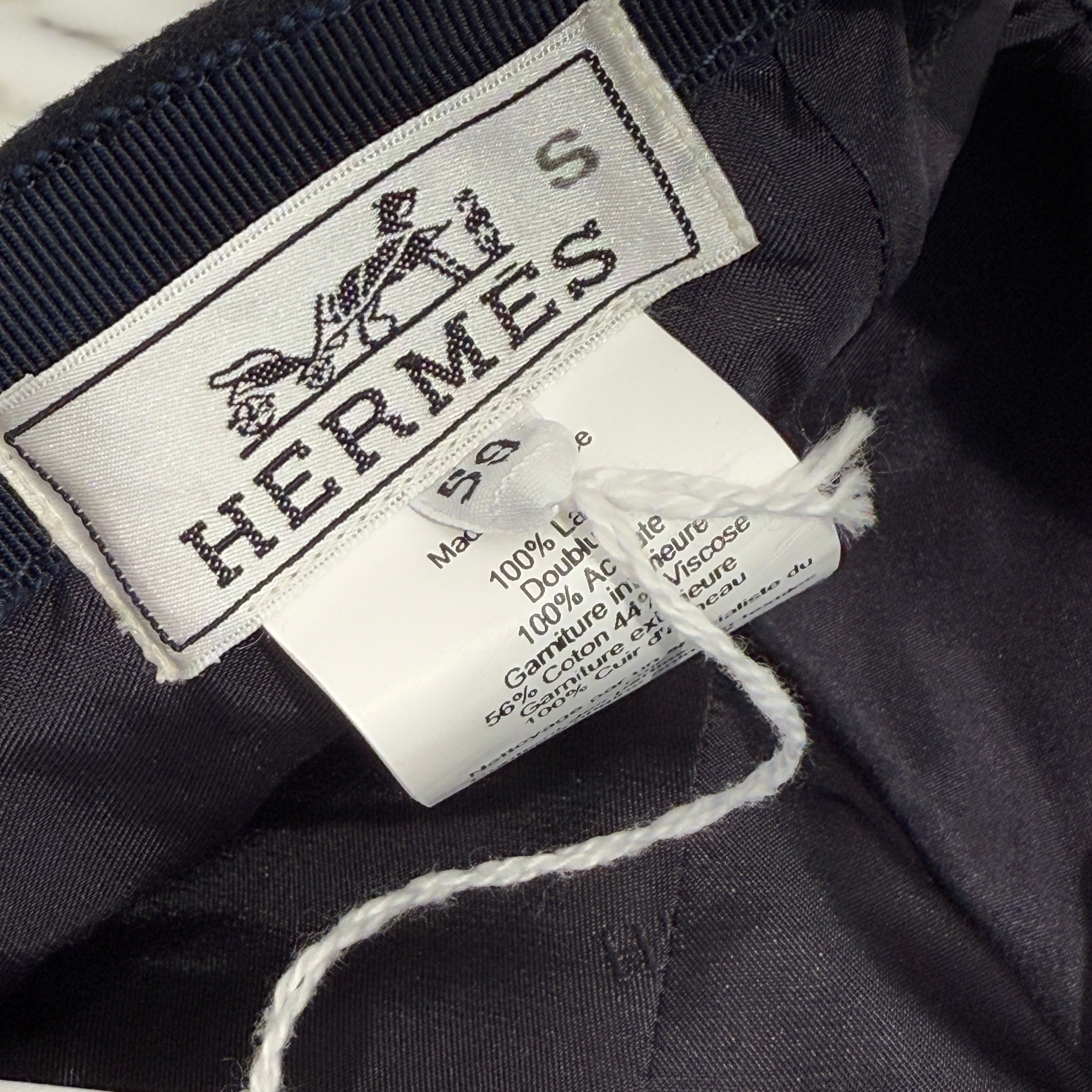 HERMES Nevada Cheval Au Trait Cap Size 59 エルメス ネバダ シュヴァル オ トレイト キャップ サイズ 59