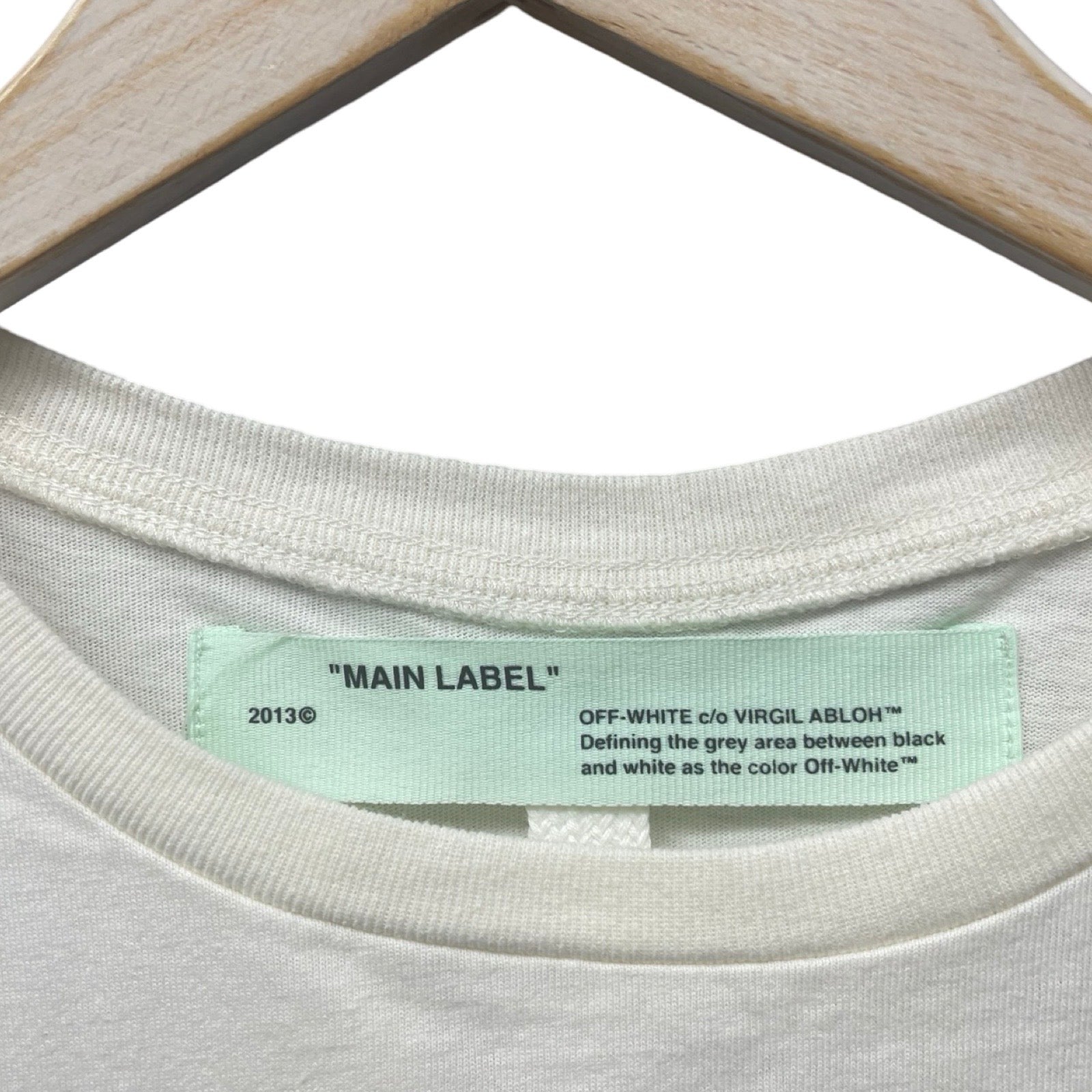 OFF-WHITE 2019SS Graphic S/S Over Tee OMAA038R19185015 Size XS