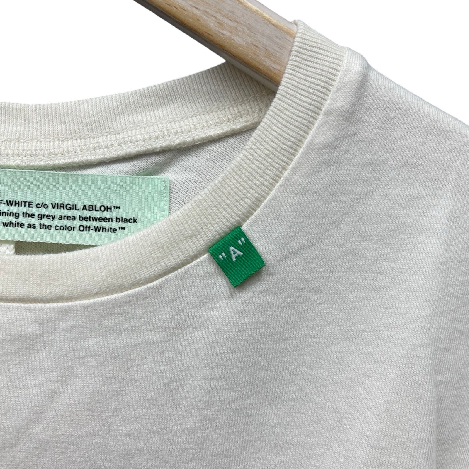 OFF-WHITE 2019SS Graphic S/S Over Tee OMAA038R19185015 Size XS