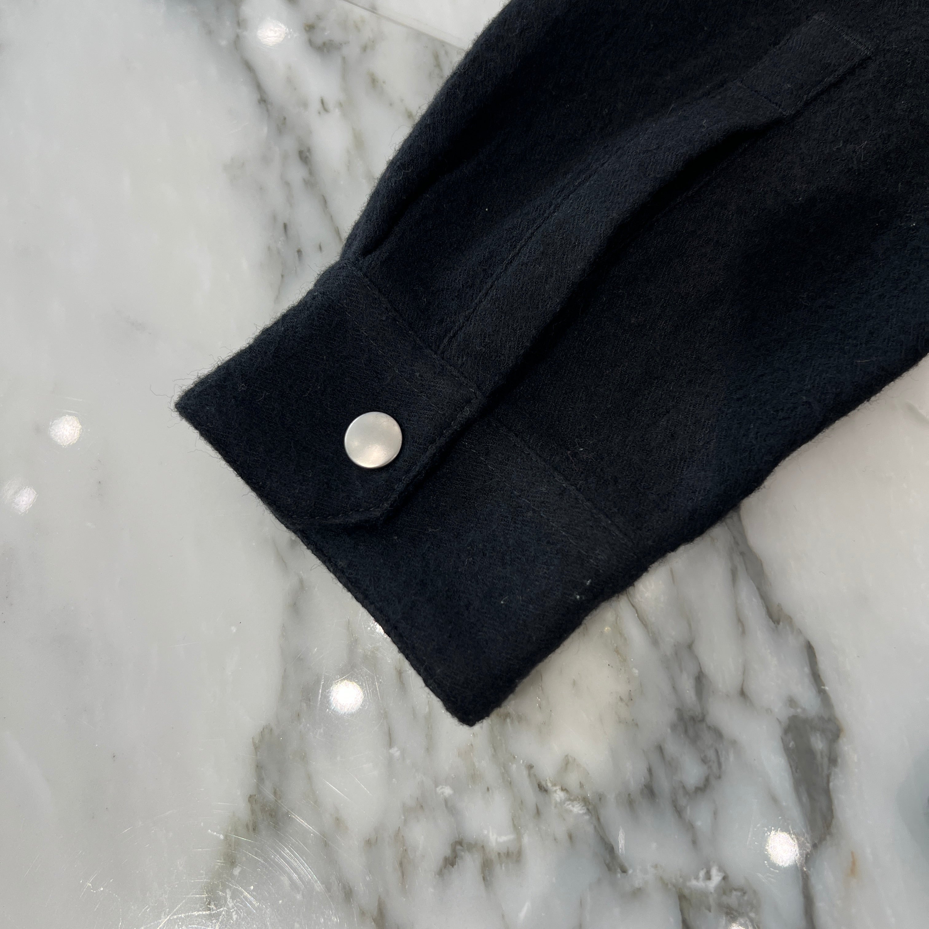 Rick Owens 2021AW Zip Larry Shirt RU02A5288-WCF Size 38 リックオウェンス ジップ ラリーシャツ サイズ38