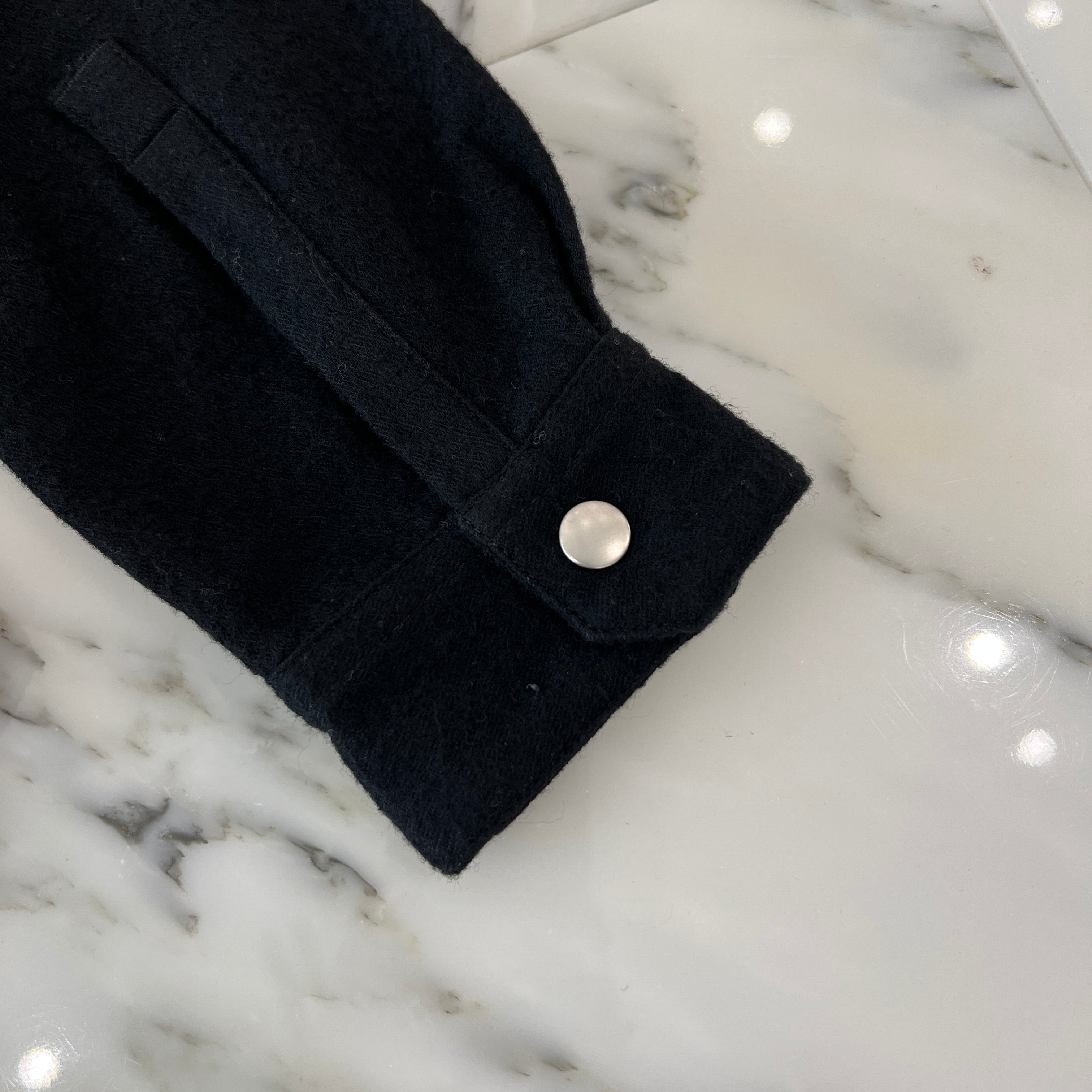 Rick Owens 2021AW Zip Larry Shirt RU02A5288-WCF Size 38 リックオウェンス ジップ ラリーシャツ サイズ38