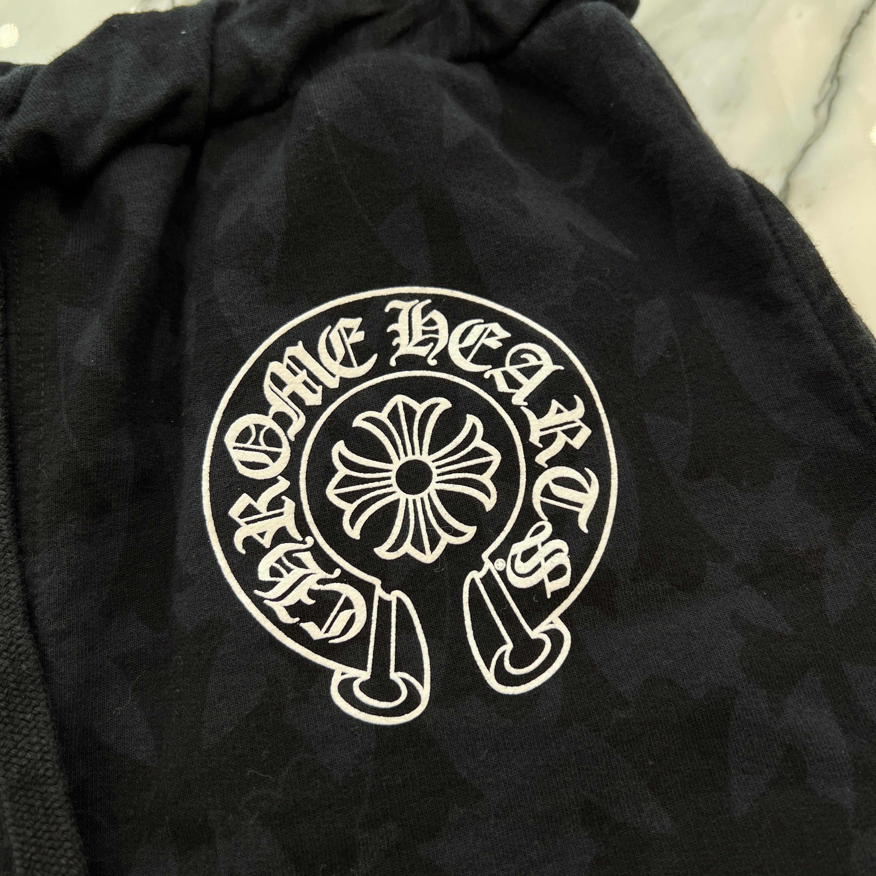 CHROME HEARTS 2024SS Graveyard Cemetery Cross Half Pants Size M クロムハーツ グレイブヤード セメタリークロス ハーフパンツ サイズM