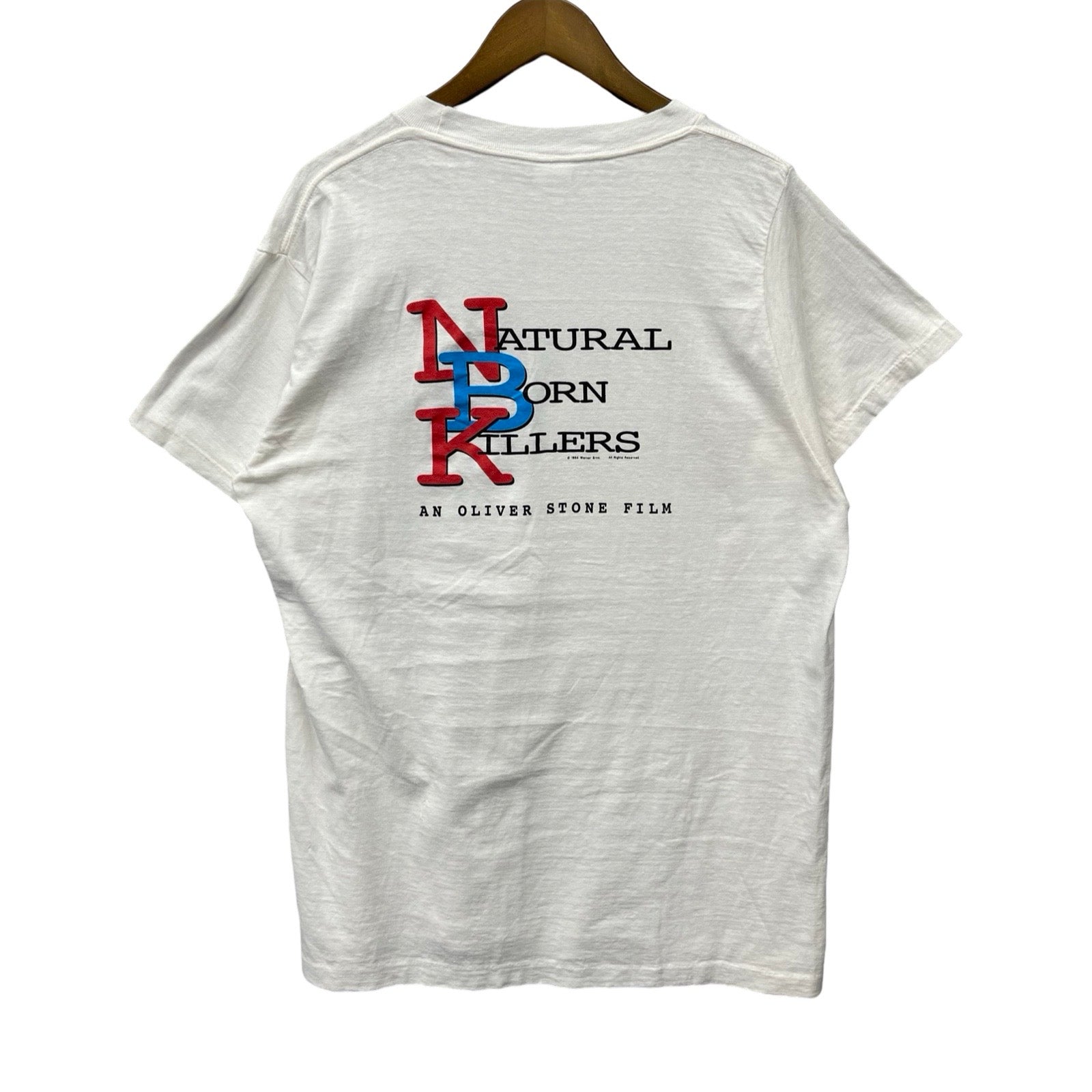 Vintage 90's Natural Born Killers 1994 Movie S/S Tee Size XL