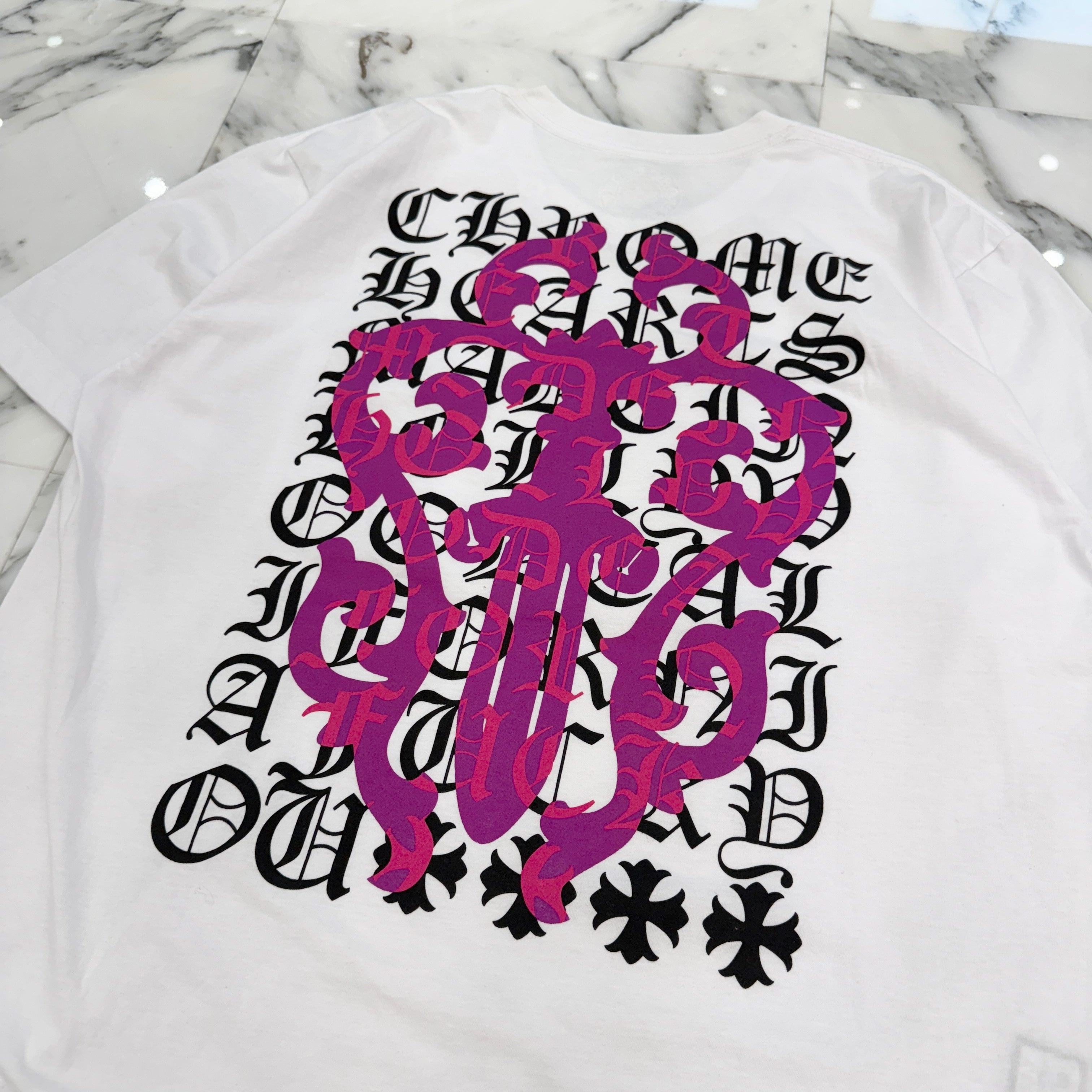 クロムハーツ ダガー アイチャート Tシャツ XL CHROME HEARTS Dagger Eye Chart Tee Size XL クロムハーツ ダガーアイ
