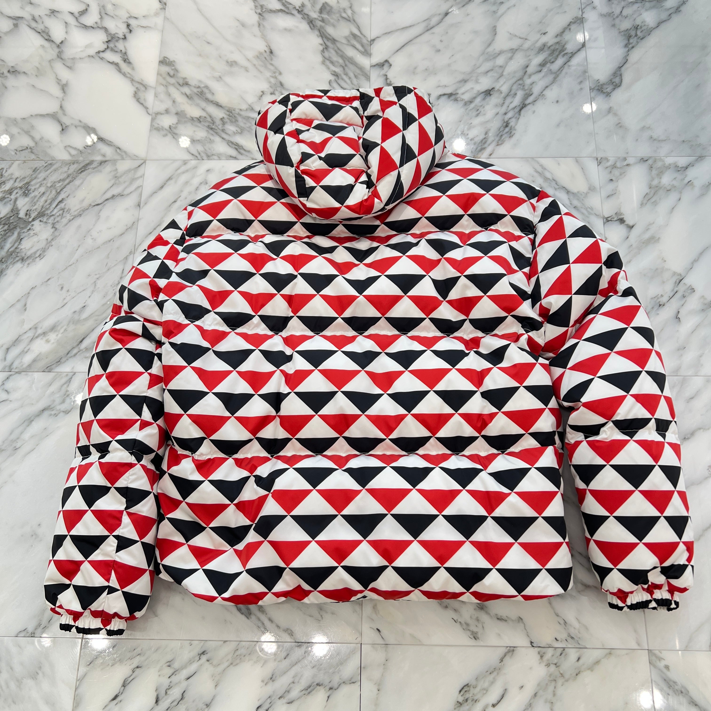 PRADA 2023AW Nylon Triangle Logo Plate Down Jacket Size XXL プラダ ナイロントライアングルロゴプレート ダウンジャケット サイズXXL