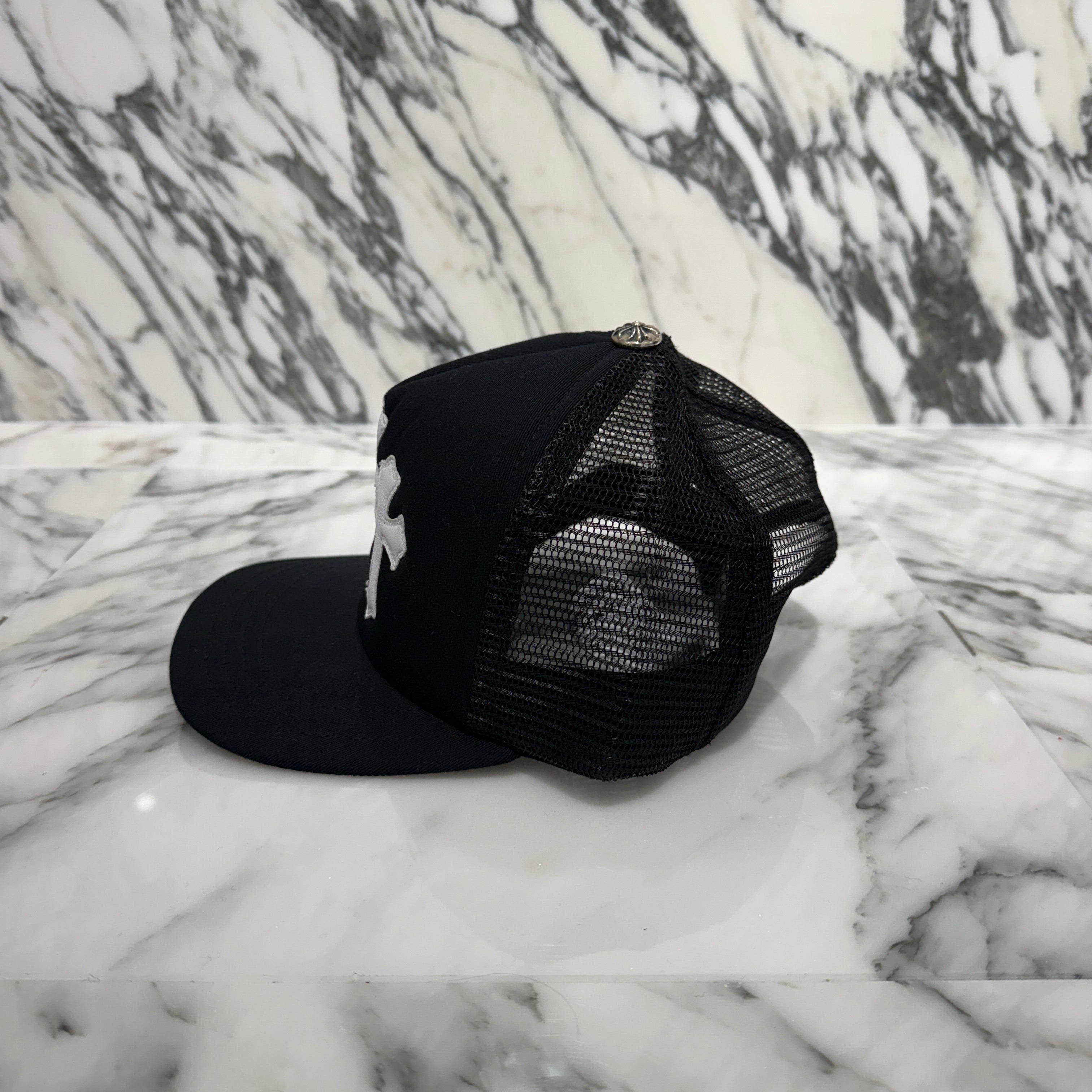 CHROME HEARTS Triple Cross Patch Trucker Cap ONE SIZE（53-60）