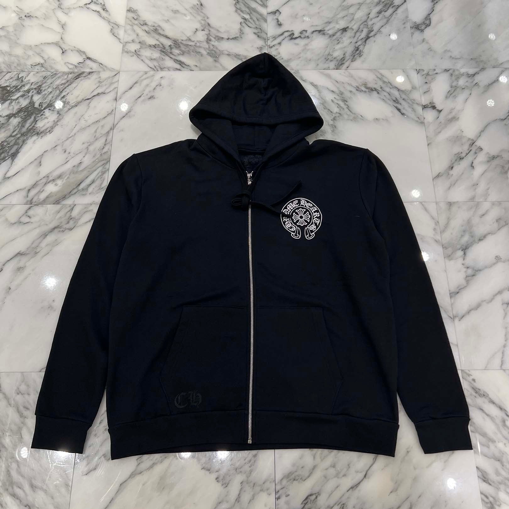 CHROME HEARTS MIAMI Limited Horseshoe Zip Up Hoodie Size L クロムハーツ マイアミ限定 ホースシュー ジップアップ フーディ サイズL