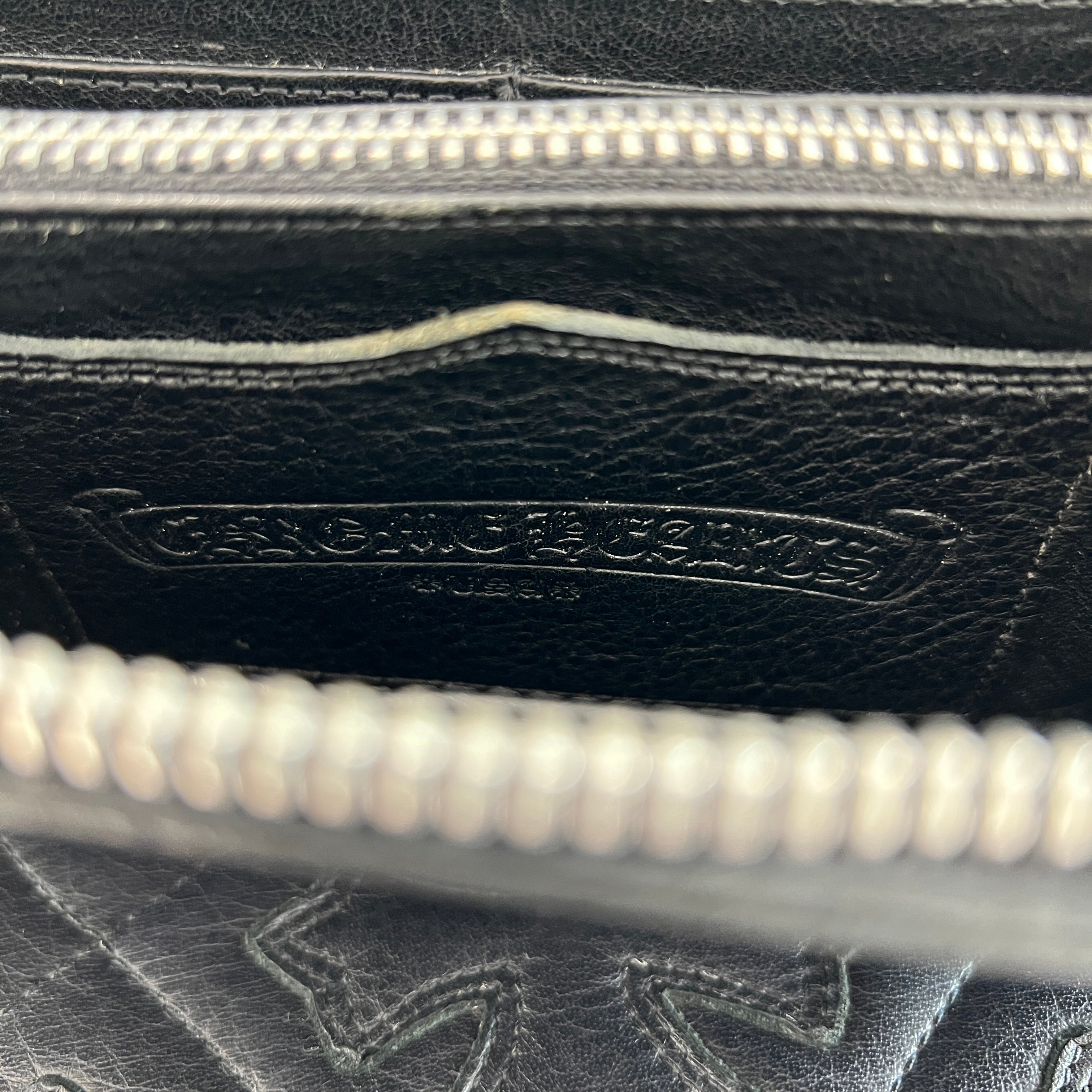 CHROME HEARTS Alligator Scroll Label REC F ZIP #2 Leather Wallet クロムハーツ アリゲータースクロールラベル レック F ジップ #2 レザー ウォレット