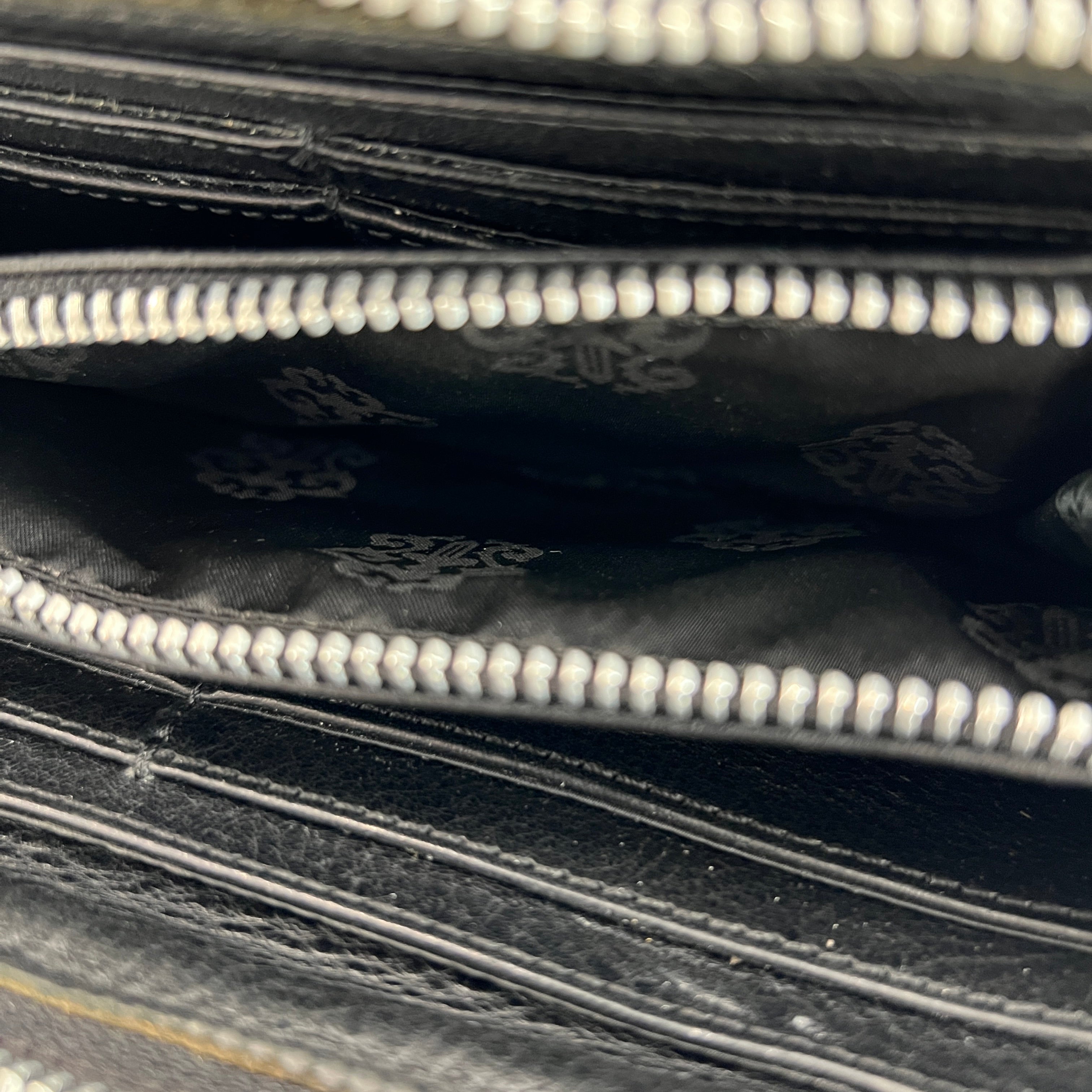 CHROME HEARTS Alligator Scroll Label REC F ZIP #2 Leather Wallet クロムハーツ アリゲータースクロールラベル レック F ジップ #2 レザー ウォレット