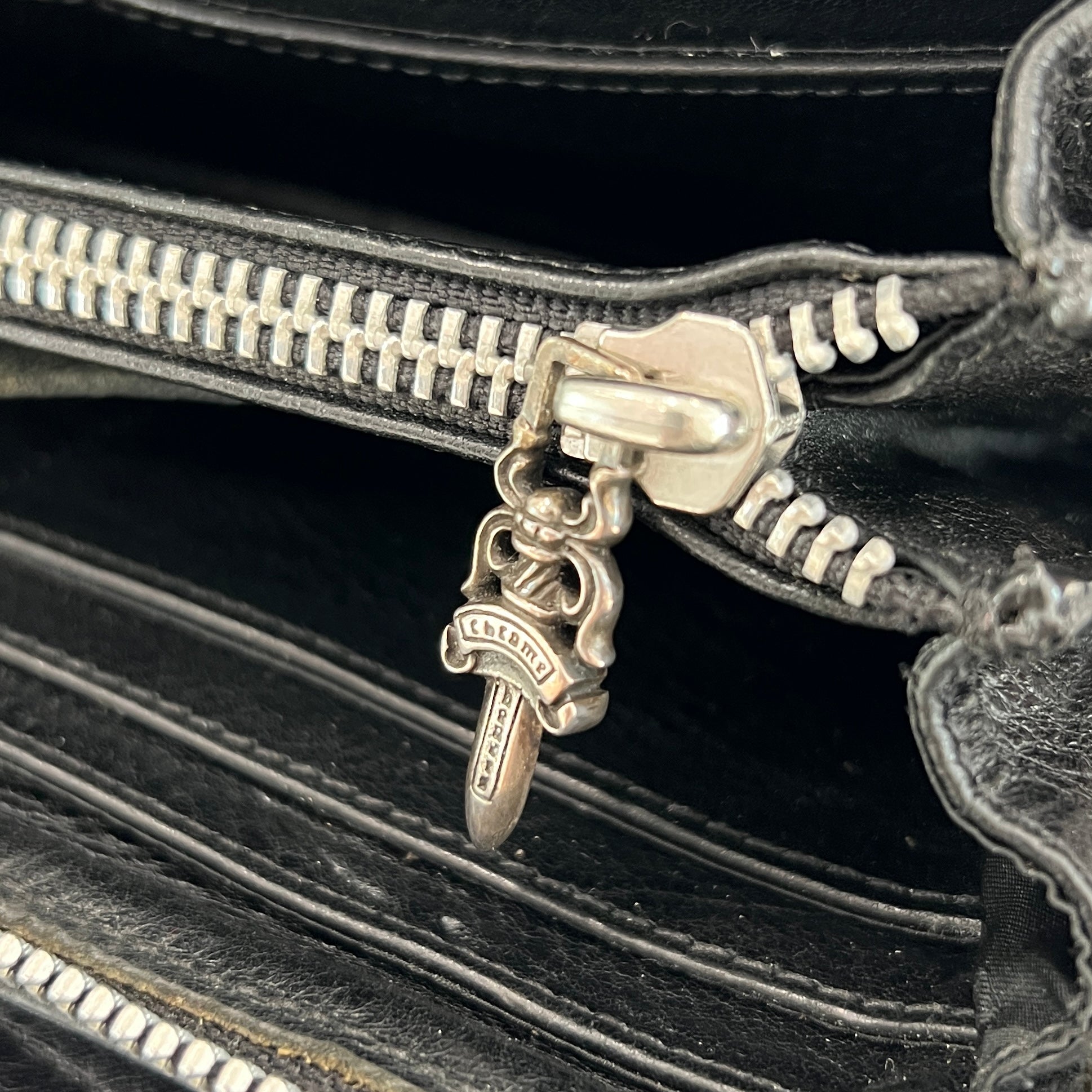 CHROME HEARTS Alligator Scroll Label REC F ZIP #2 Leather Wallet クロムハーツ アリゲータースクロールラベル レック F ジップ #2 レザー ウォレット