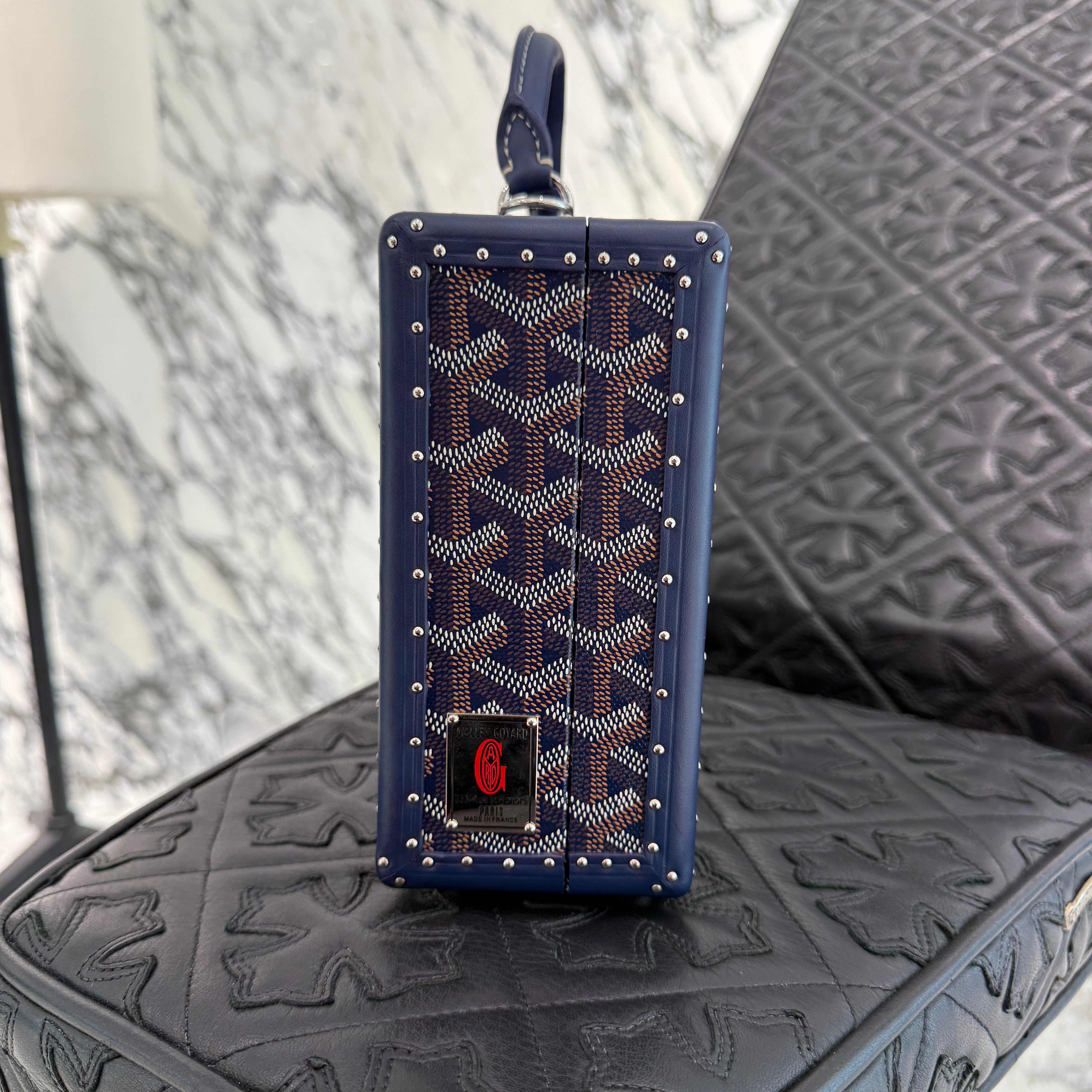 GOYARD 2022SS Grand Hotel Trunk Bag "NAVY BLUE" GHOTELPMLTY12CL12P ゴヤール グランドホテル トランクバッグ "ネイビーブルー"