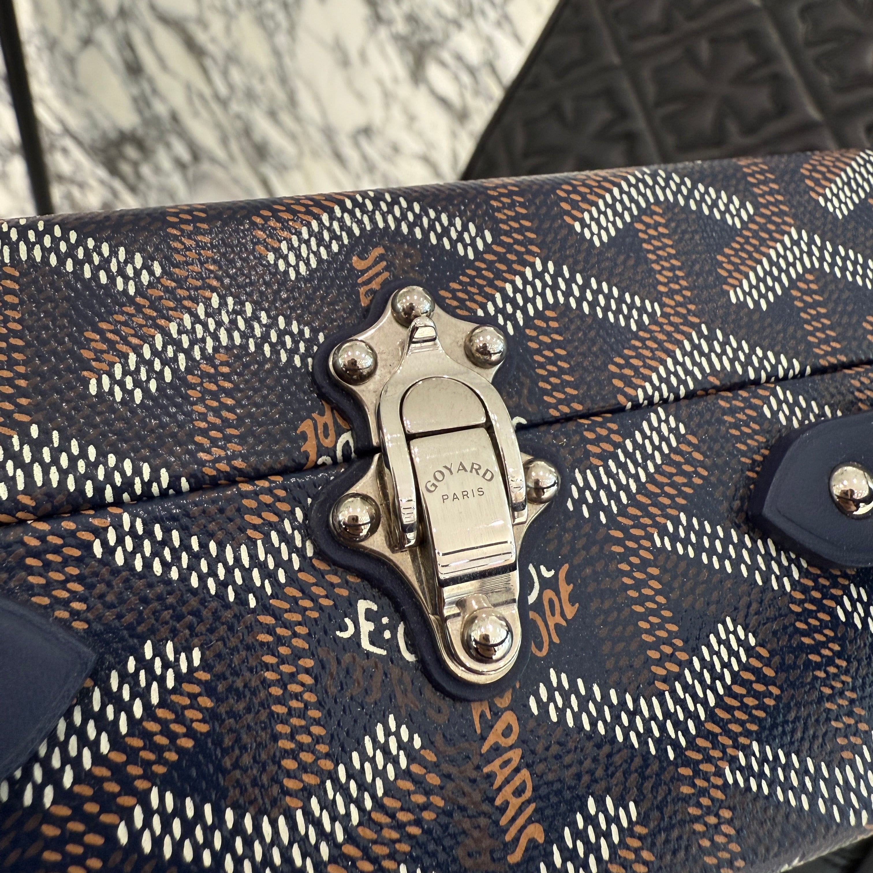 GOYARD 2022SS Grand Hotel Trunk Bag "NAVY BLUE" GHOTELPMLTY12CL12P ゴヤール グランドホテル トランクバッグ "ネイビーブルー"