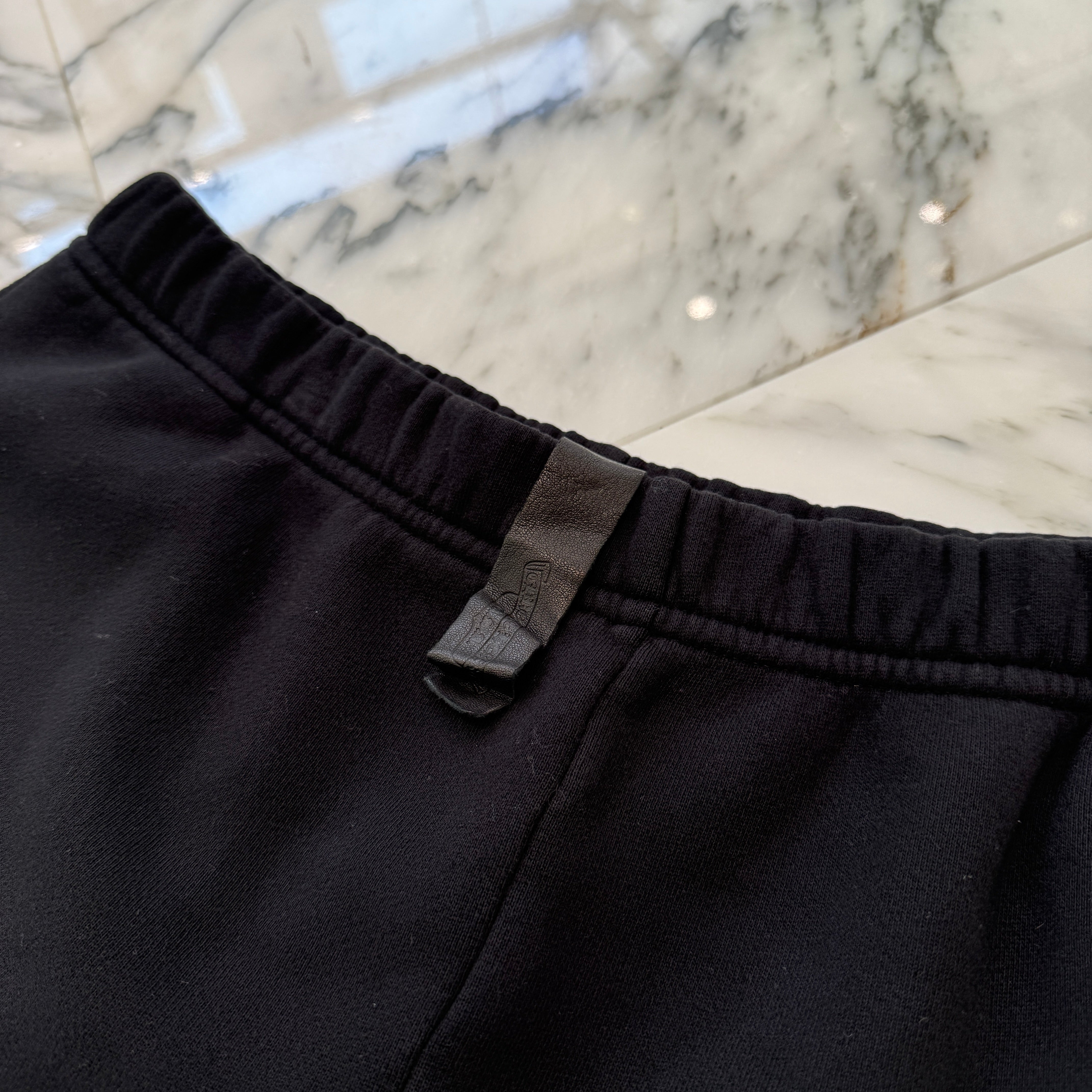 CHROME HEARTS Y NOT 3 Cemetery Cross Multi Leather Patch Sweat Shorts Size M クロムハーツ ワイノット 3セメタリークロス マルチレザーパッチ スウェットショーツ サイズM