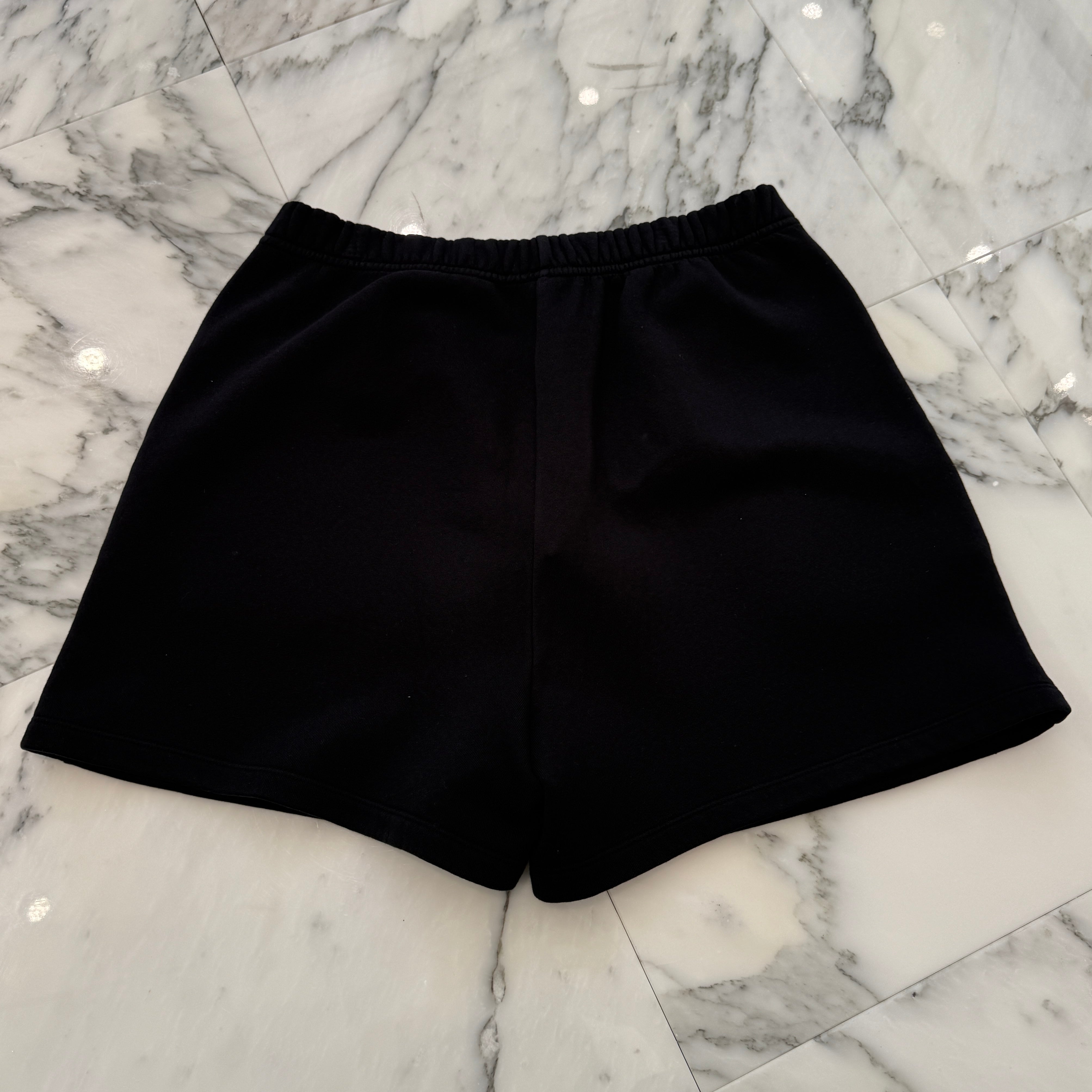 CHROME HEARTS Y NOT 3 Cemetery Cross Multi Leather Patch Sweat Shorts Size M クロムハーツ ワイノット 3セメタリークロス マルチレザーパッチ スウェットショーツ サイズM