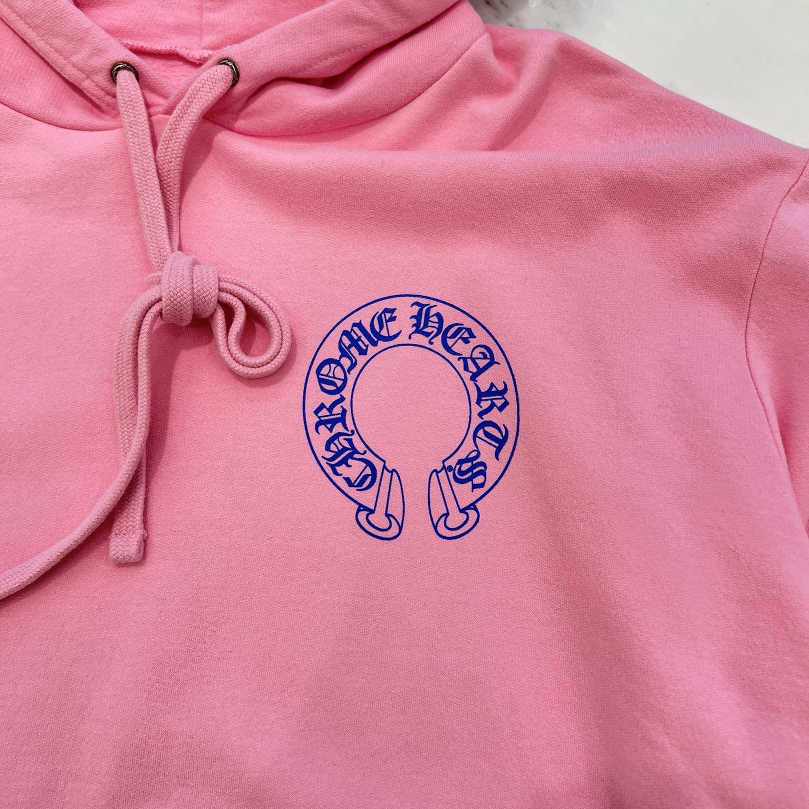 CHROME HEARTS NYC Limited Floral Cross Horseshoe Pullover Hoodie Size M クロムハーツ ニューヨーク限定 フローラルクロス ホースシュー プルオーバーフーディー サイズM