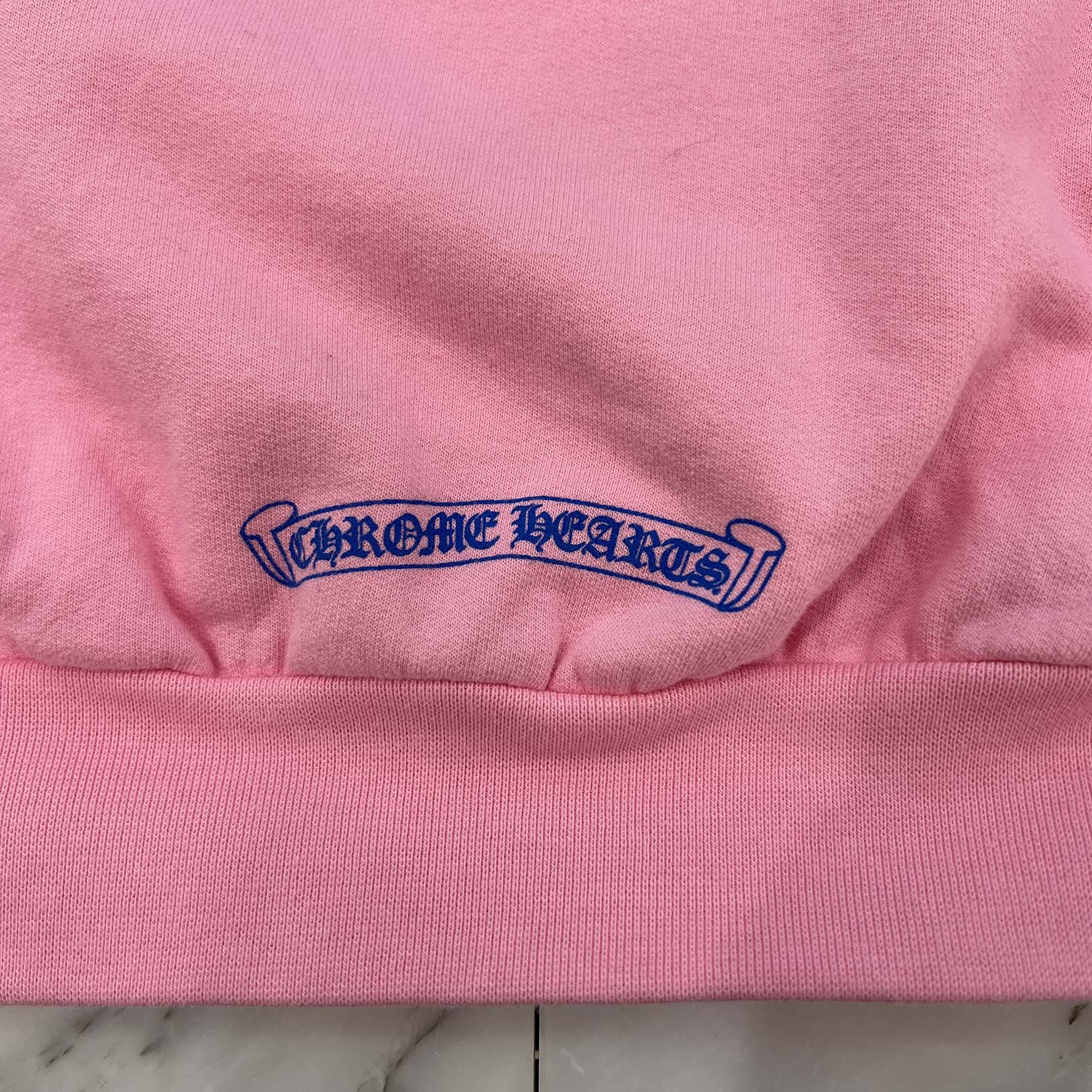 CHROME HEARTS NYC Limited Floral Cross Horseshoe Pullover Hoodie Size M クロムハーツ ニューヨーク限定 フローラルクロス ホースシュー プルオーバーフーディー サイズM