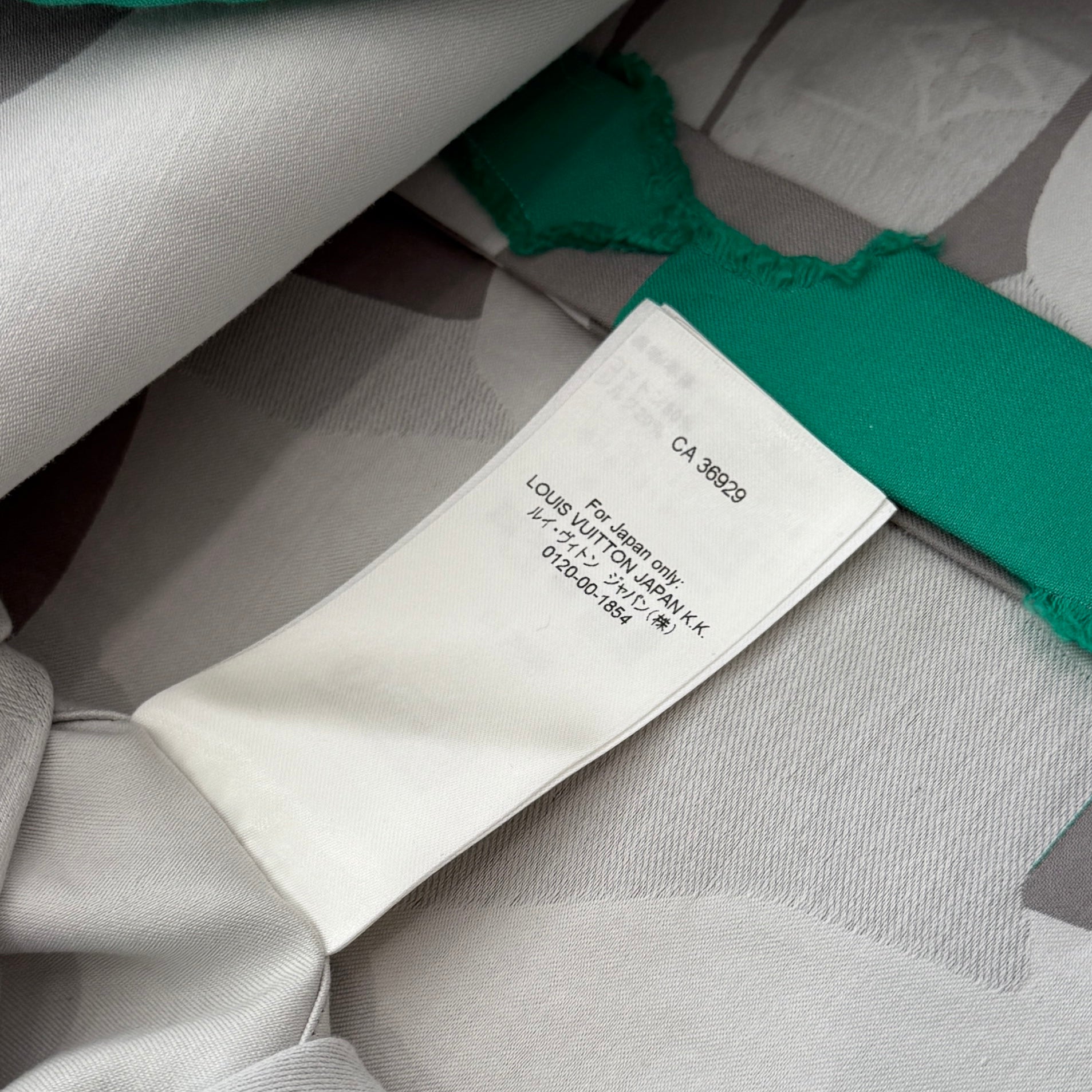 LOUIS VUITTON 2023AW Printed Cotton Fil Coupe Over Shirt 1ABNSR Size 6L ルイヴィトン プリンテッドコットンフィルクーペオーバー シャツ サイズ6L