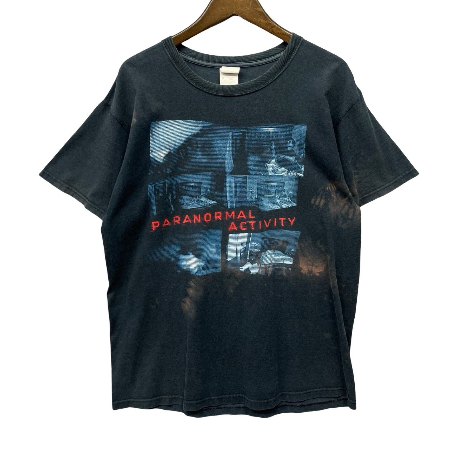 Vintage 00's PARANORMAL ACTIVITY 2007 Movie S/S Tee Size L