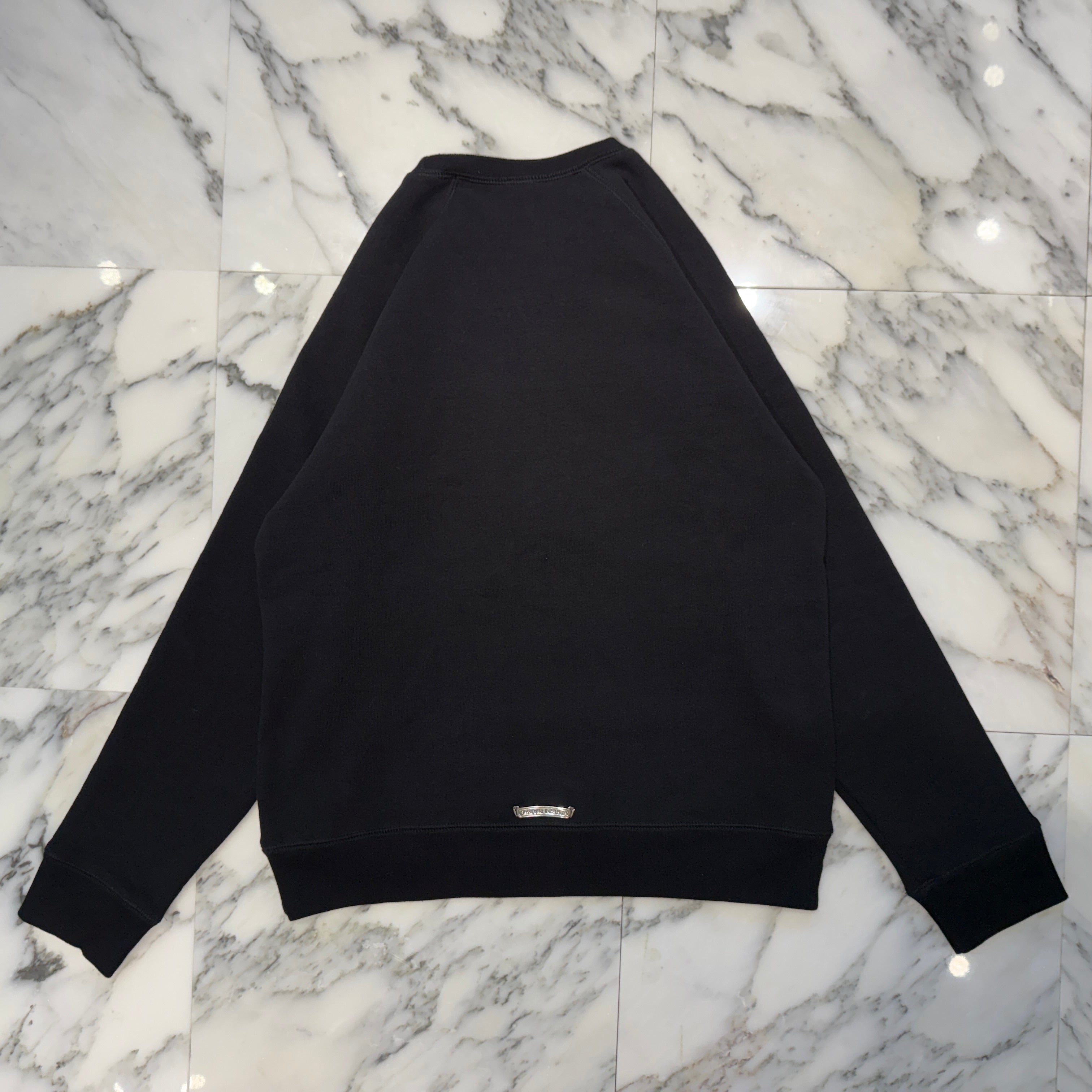 CHROME HEARTS King Taco 3 Cemetery Cross Embroidery Sweat Shirt Size M クロムハーツ キングタコ 3セメタリークロス刺繍 スウェットシャツ サイズM