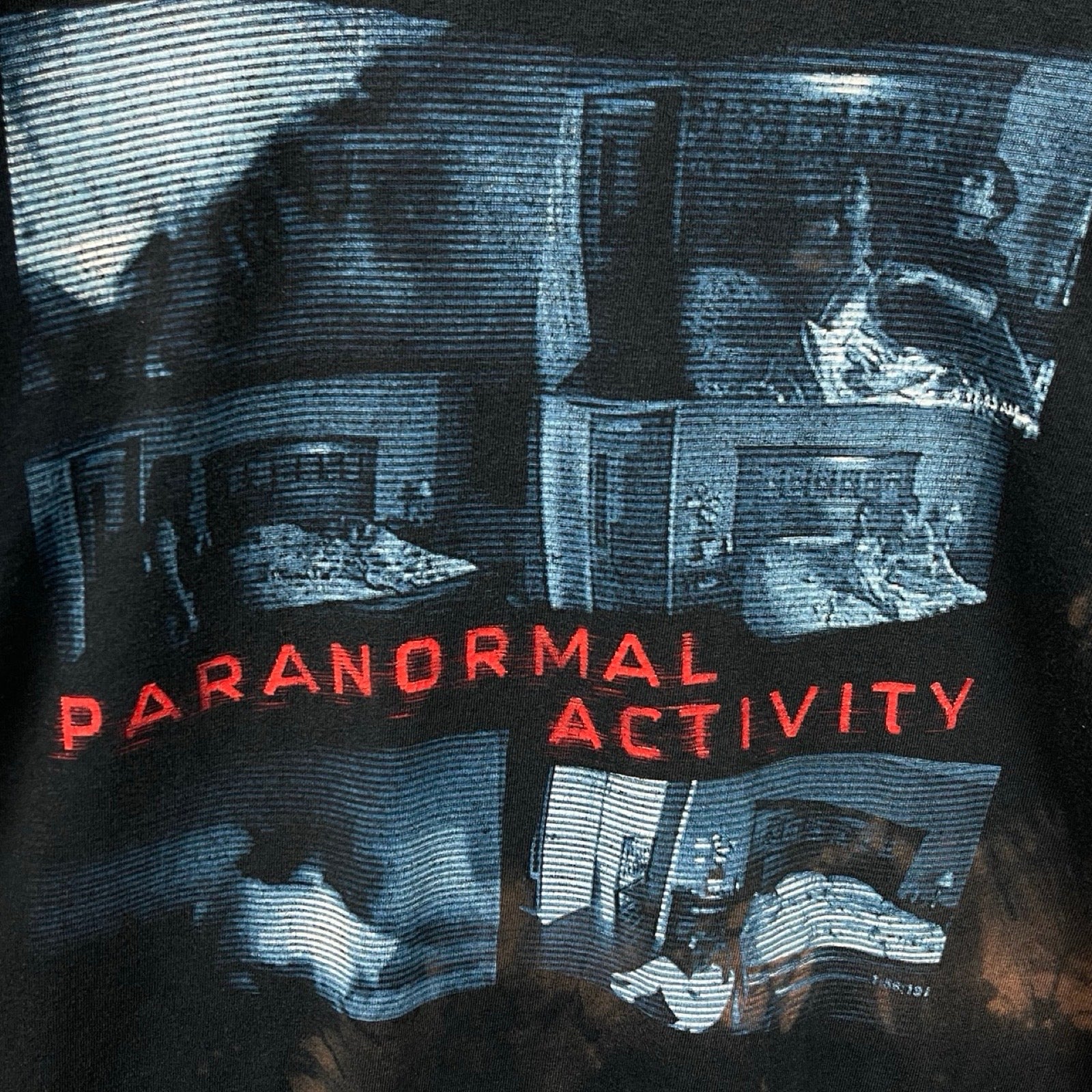 Vintage 00's PARANORMAL ACTIVITY 2007 Movie S/S Tee Size L