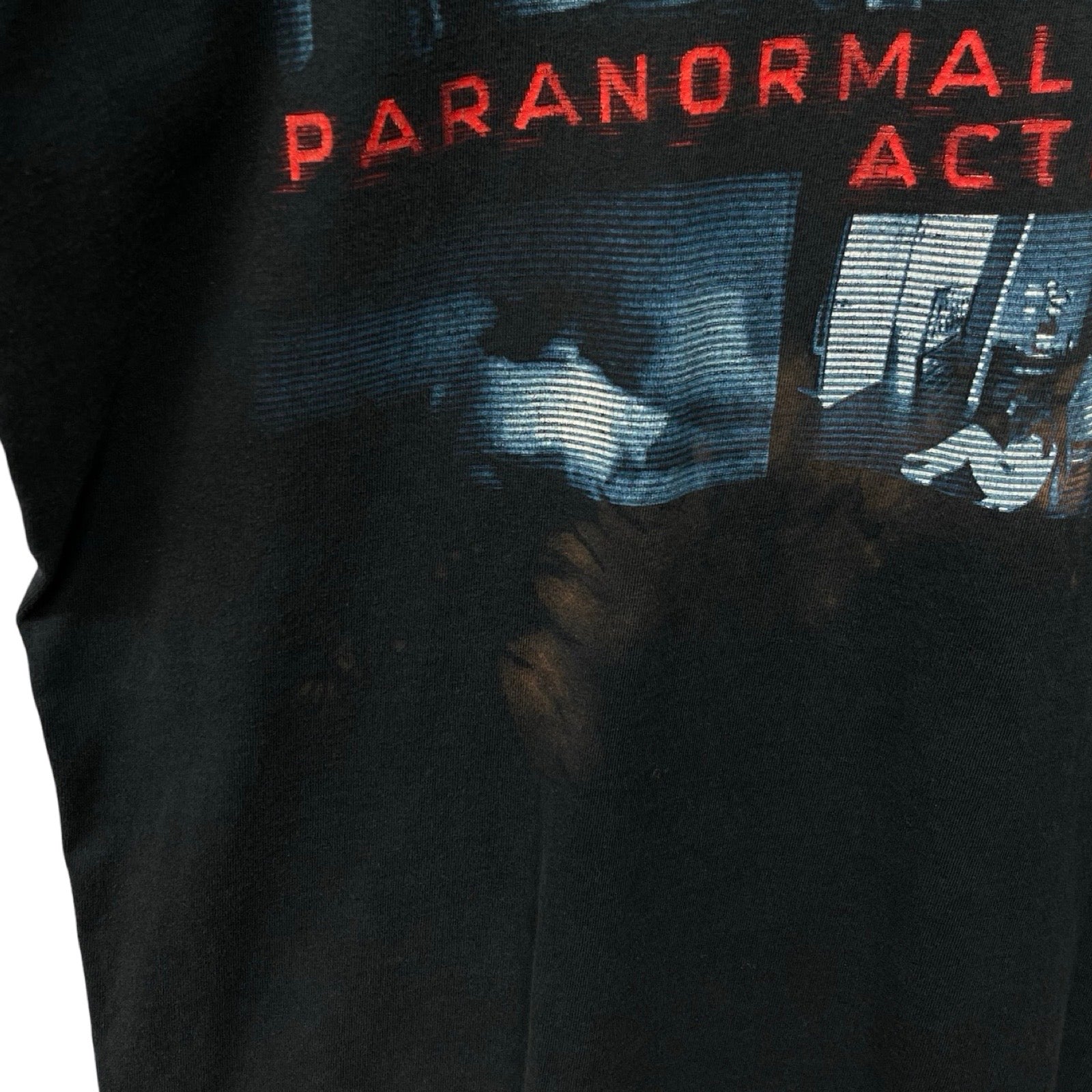 Vintage 00's PARANORMAL ACTIVITY 2007 Movie S/S Tee Size L