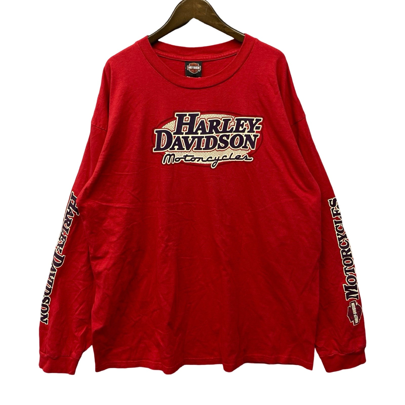 Vintage 00's Harley-Davidson "ALAMO CITY" 2009 L/S Tee Size 3XL