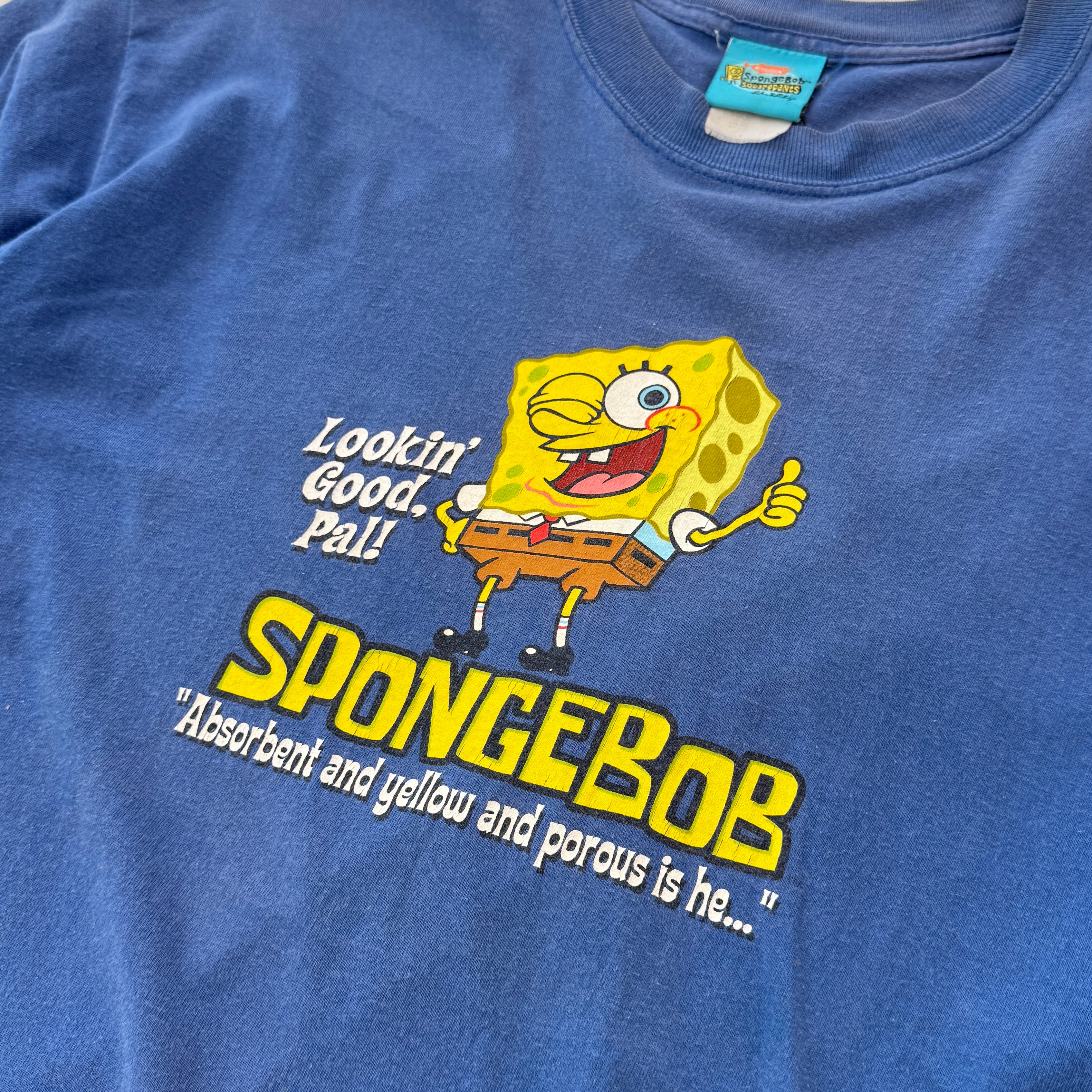 Vintage 00's SPONGE BOB "Lookin' Good. Pal!" NICKELODEON S/S Tee Size XL 00's スポンジボブ "ルッキングッドパル" ニコロデオン社製 Tシャツ サイズXL