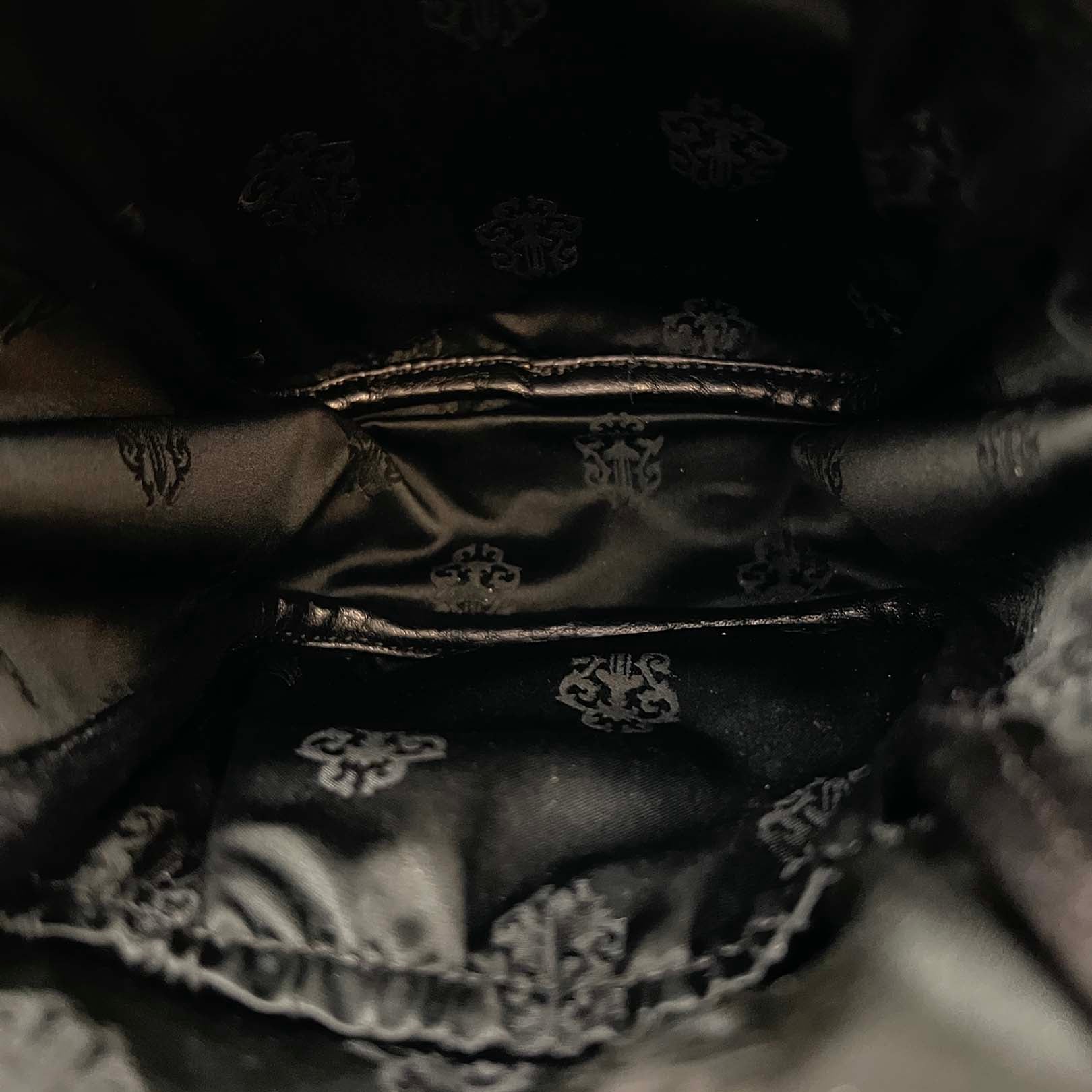 CHROME HEARTS TAKAMINI 3 Cemetery Cross Patch Denim Shoulder Bag クロムハーツ タカミニ 3セメタリークロスパッチデニムショルダーバッグ