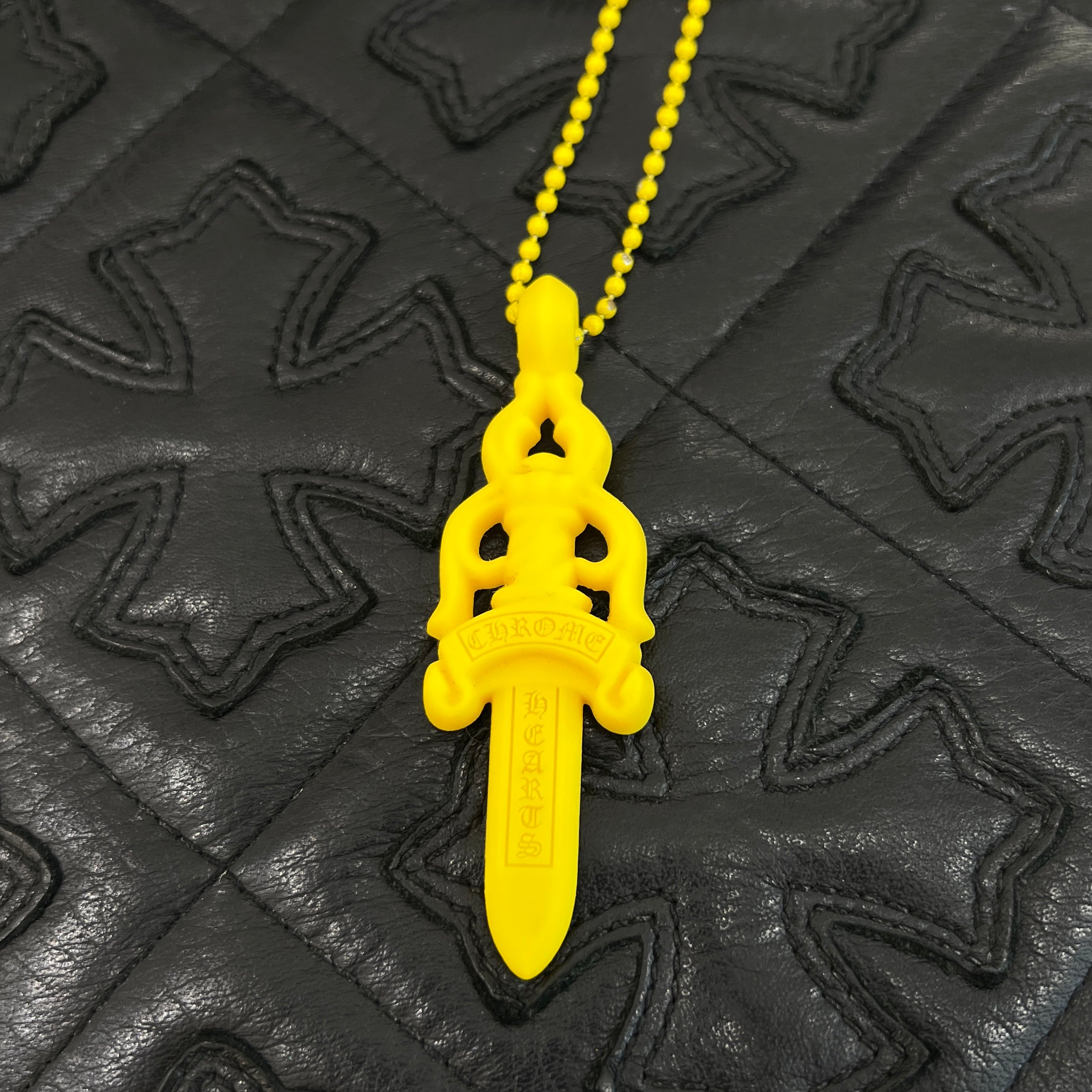 CHROME HEARTS Large Dagger Silicon Rubber Necklace クロムハーツ ラージ ダガー シリコンラバー ネックレス
