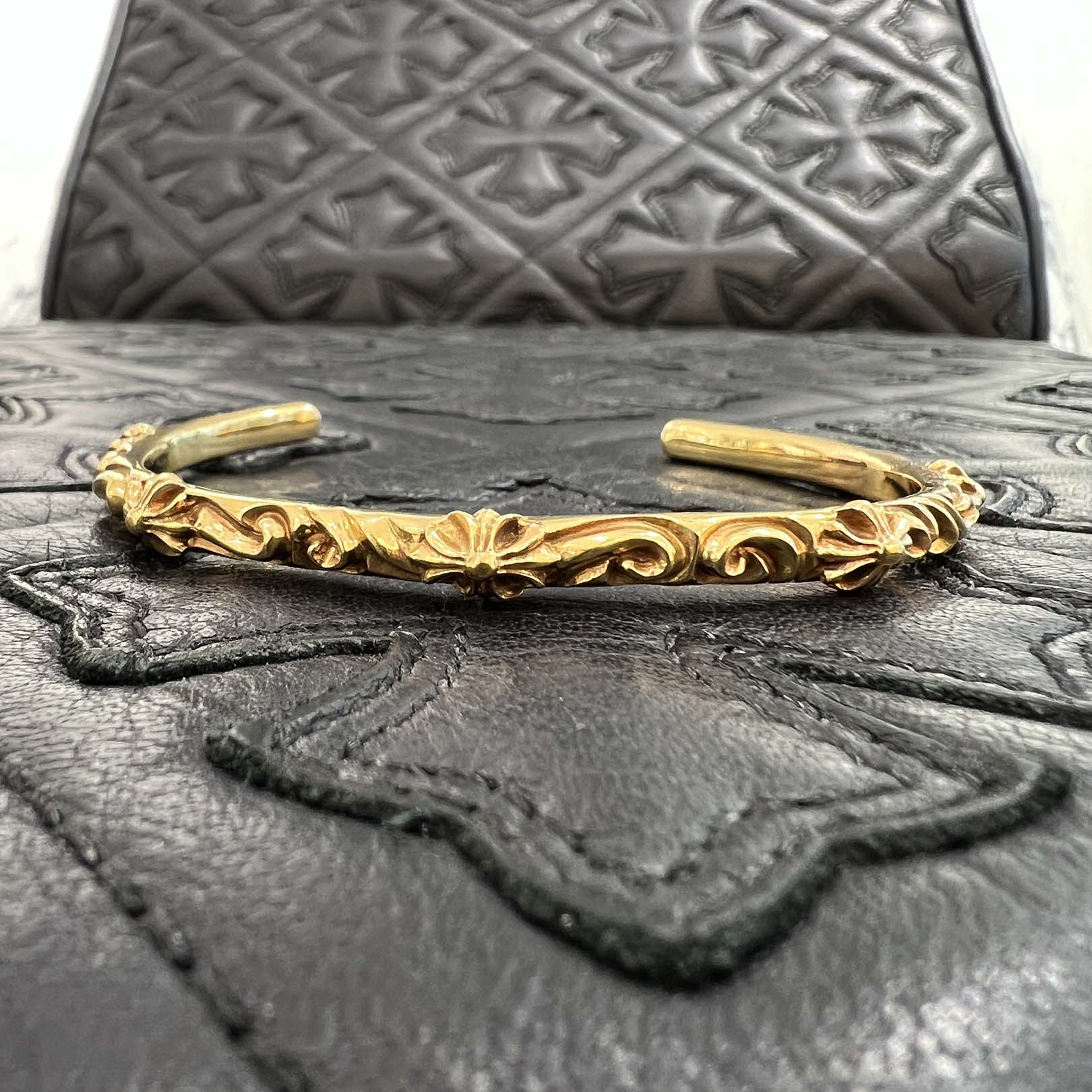 CHROME HEARTS 22K SBT BAND Bangle クロムハーツ 22K SBTバンド