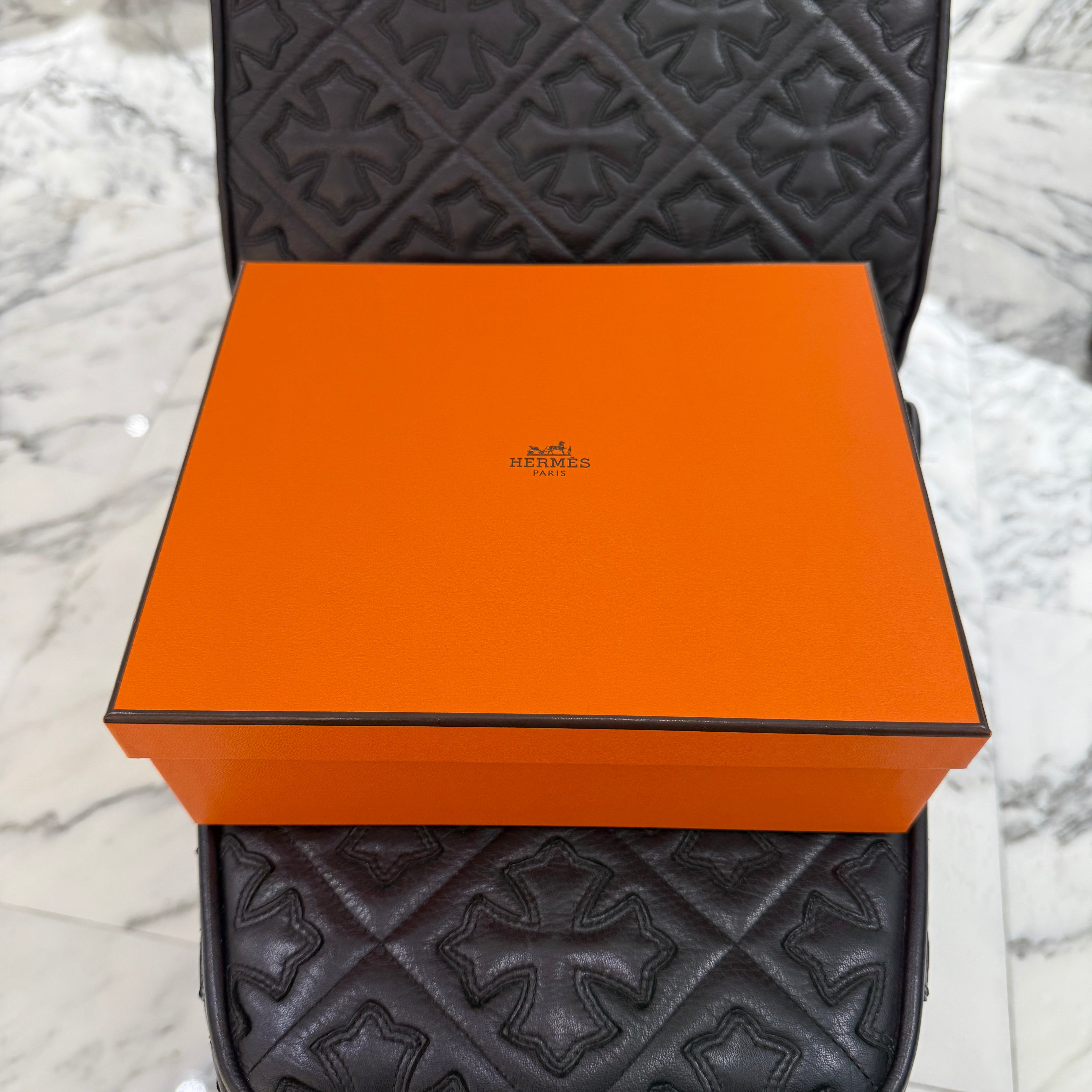 HERMES Evelyn Amazon TPM "Etoupe" K刻印 エルメス エブリン アマゾン TPM "エトゥープ" レザーショルダーバッグ K刻印