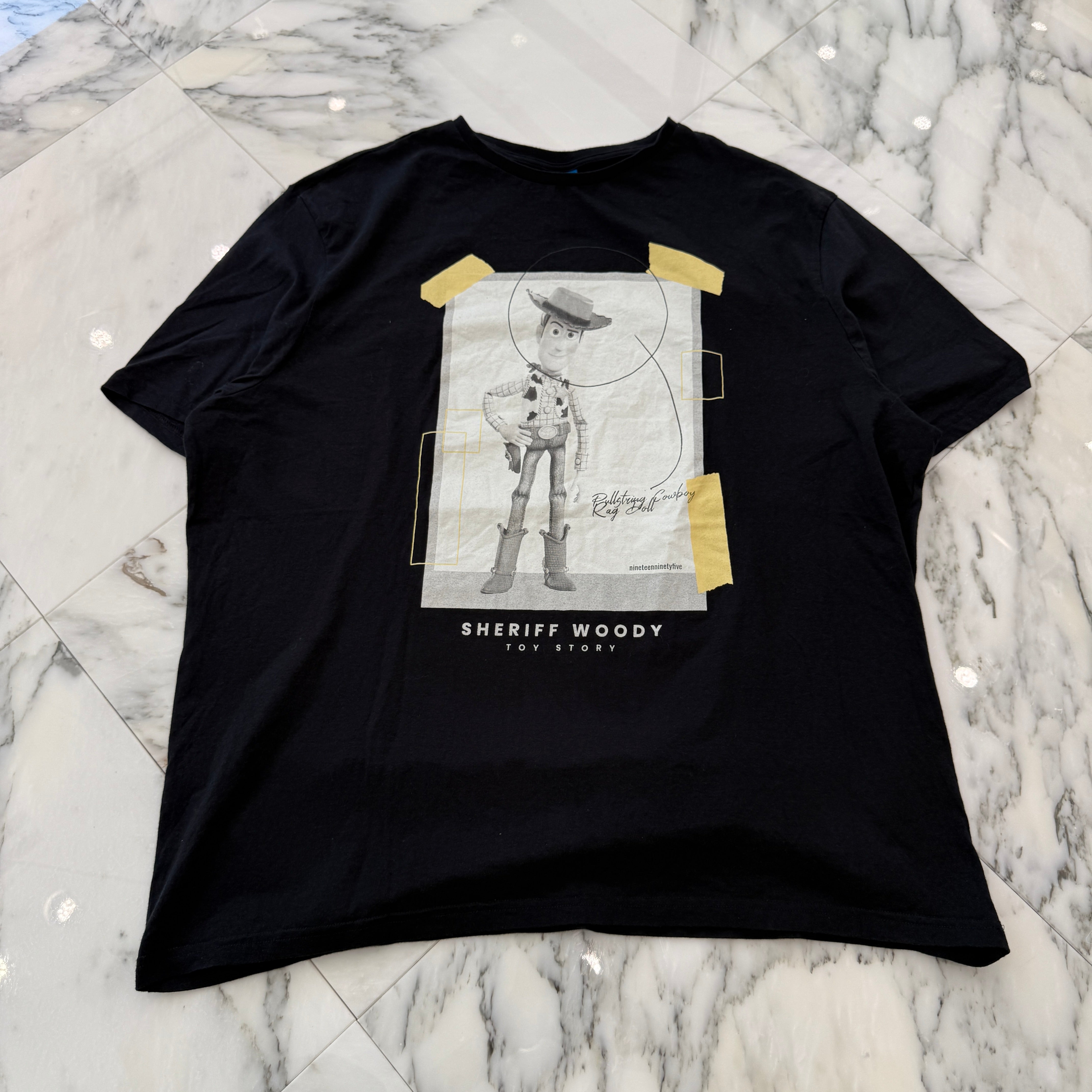 Vintage 00's TOY STORY "SHERIFF WOODY" PIXAR at George. S/S Tee Size XXL 00's トイ・ストーリー "シェリフ ウッディ" ピクサーアットジョージ社製 Tシャツ サイズXXL