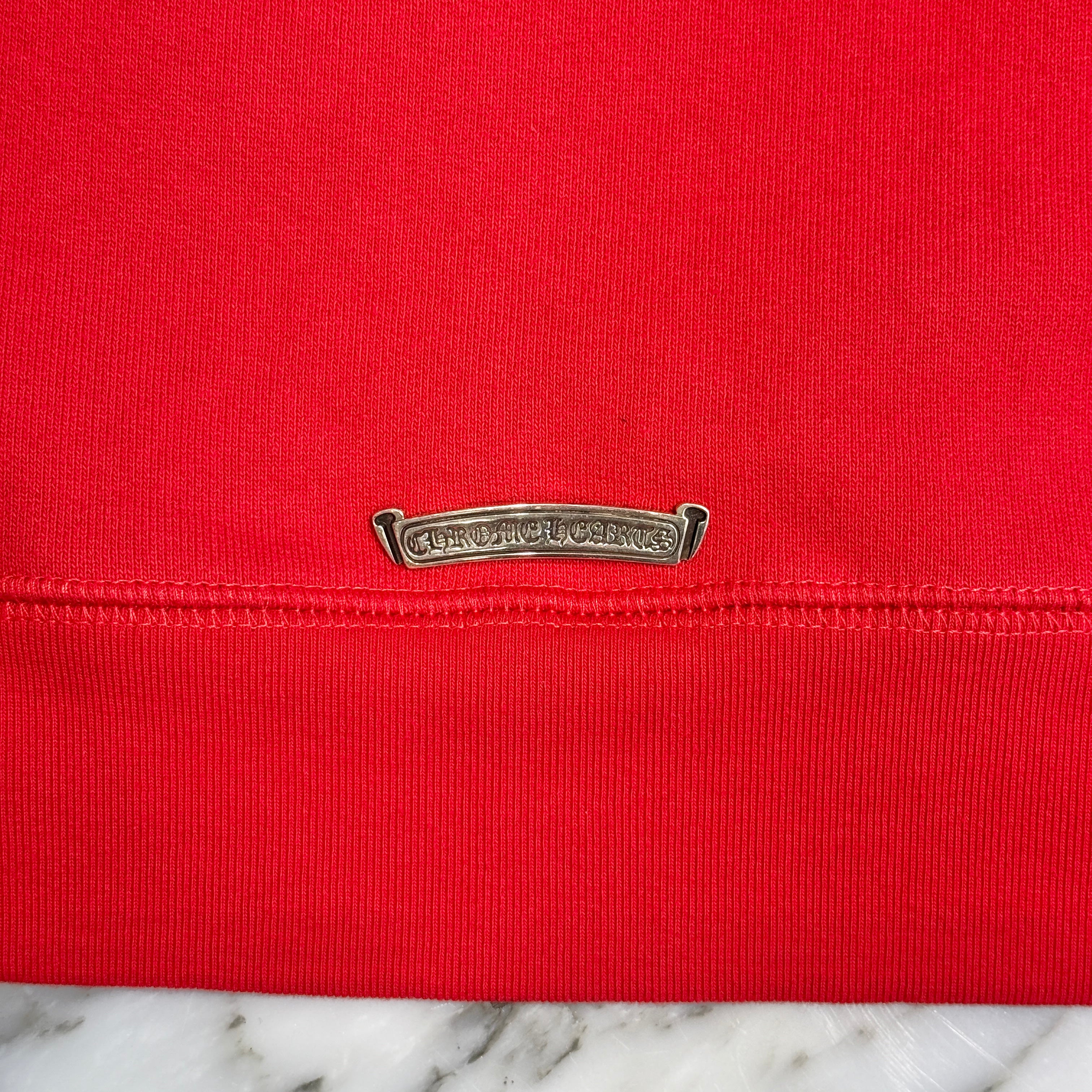 CHROME HEARTS King Taco 3 Cemetery Cross Embroidery Sweat Shirt Size M クロムハーツ キングタコ 3セメタリークロス刺繍 スウェットシャツ サイズM