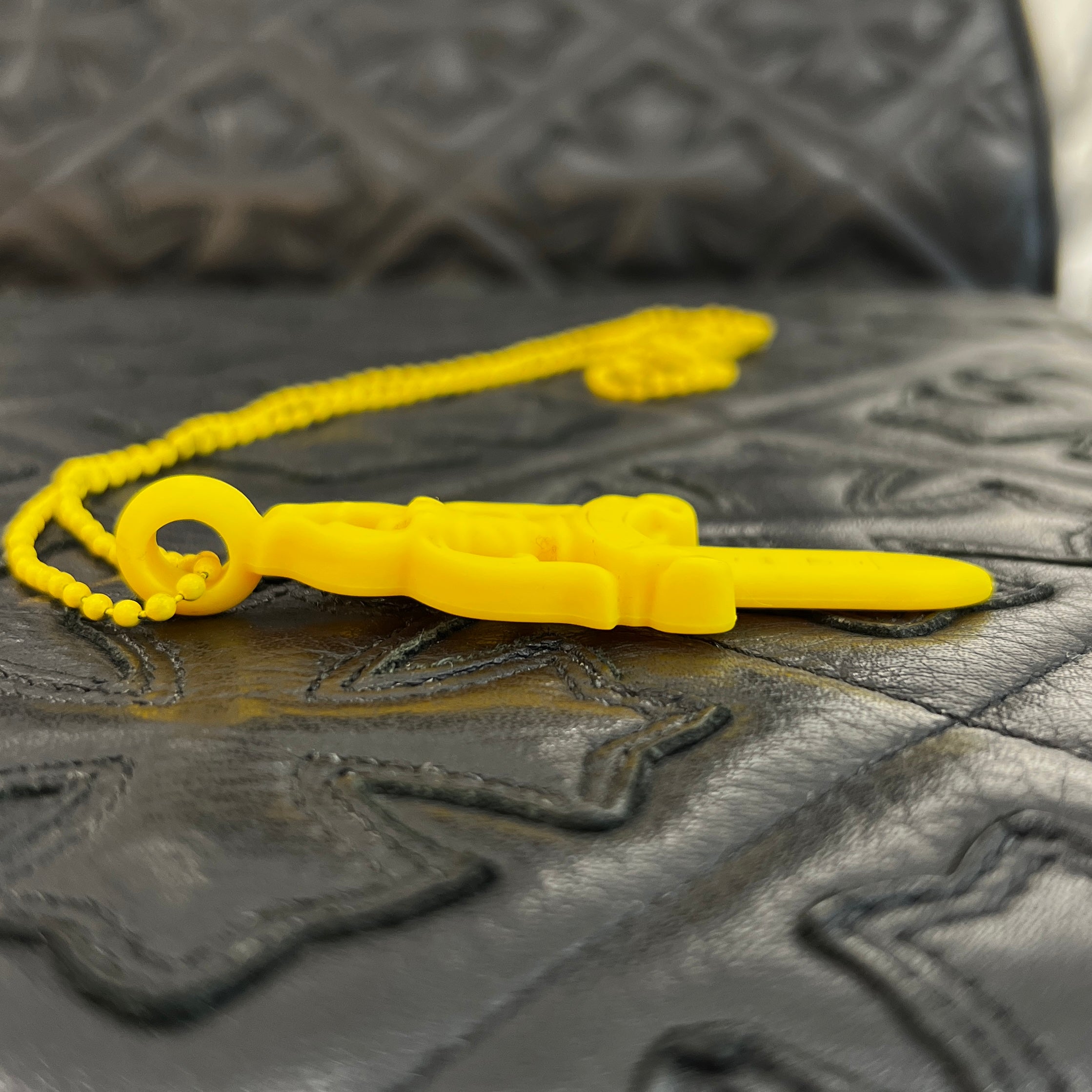 CHROME HEARTS Large Dagger Silicon Rubber Necklace クロムハーツ ラージ ダガー シリコンラバー ネックレス