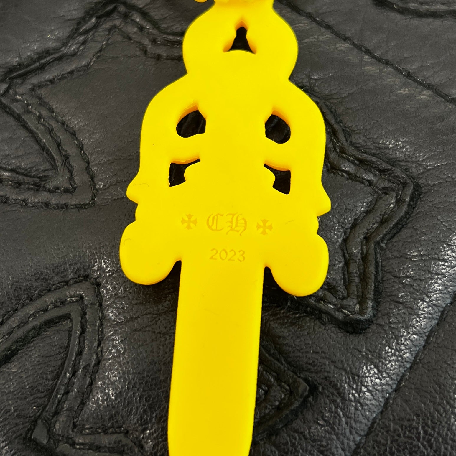 CHROME HEARTS Large Dagger Silicon Rubber Necklace クロムハーツ
