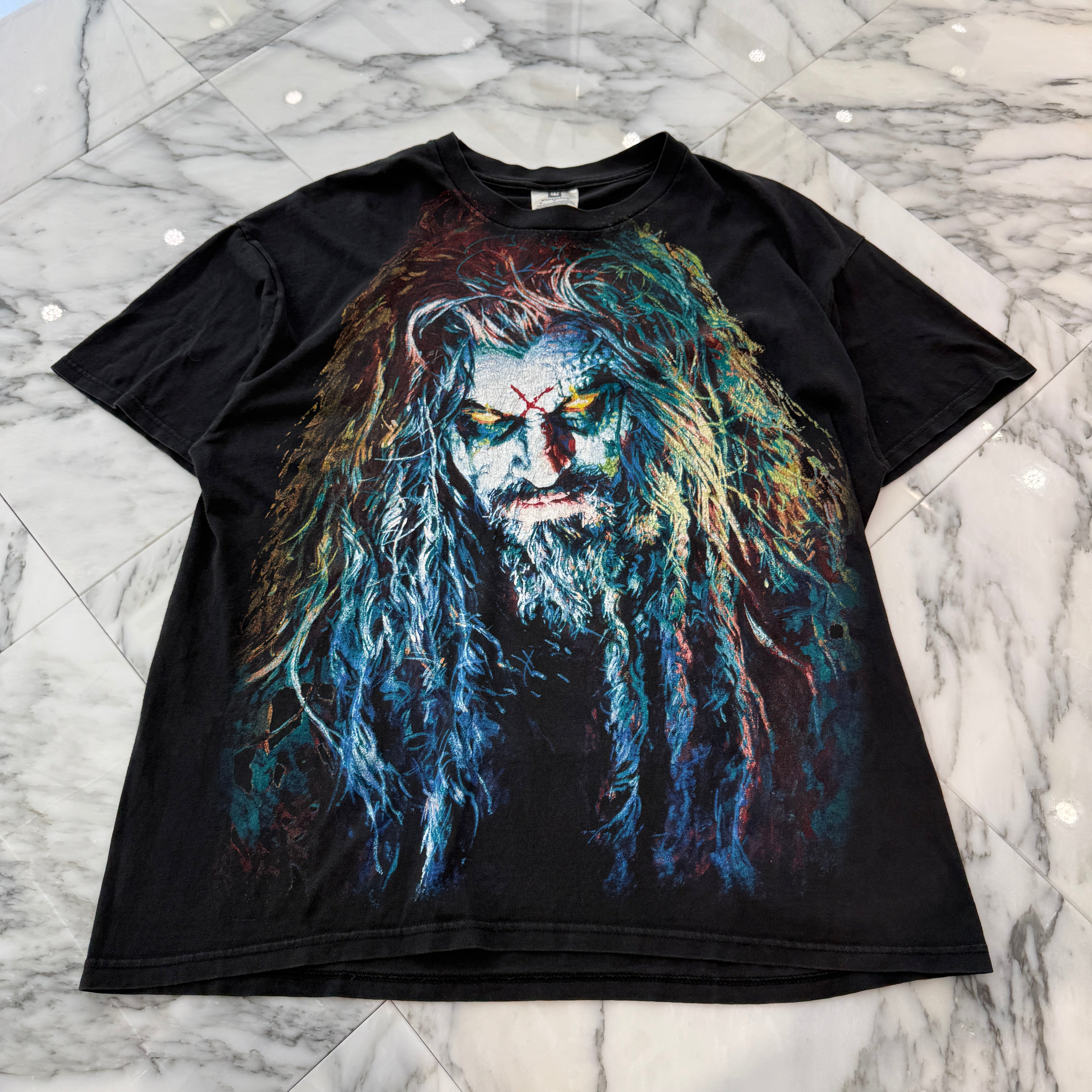 Vintage 90's ROB ZOMBIE " 100％ HARD CORE" Winterland S/S Tee Size XL 90's ロブ・ゾンビ "100% ハードコア" ウィンターランド社製 Tシャツ サイズXL