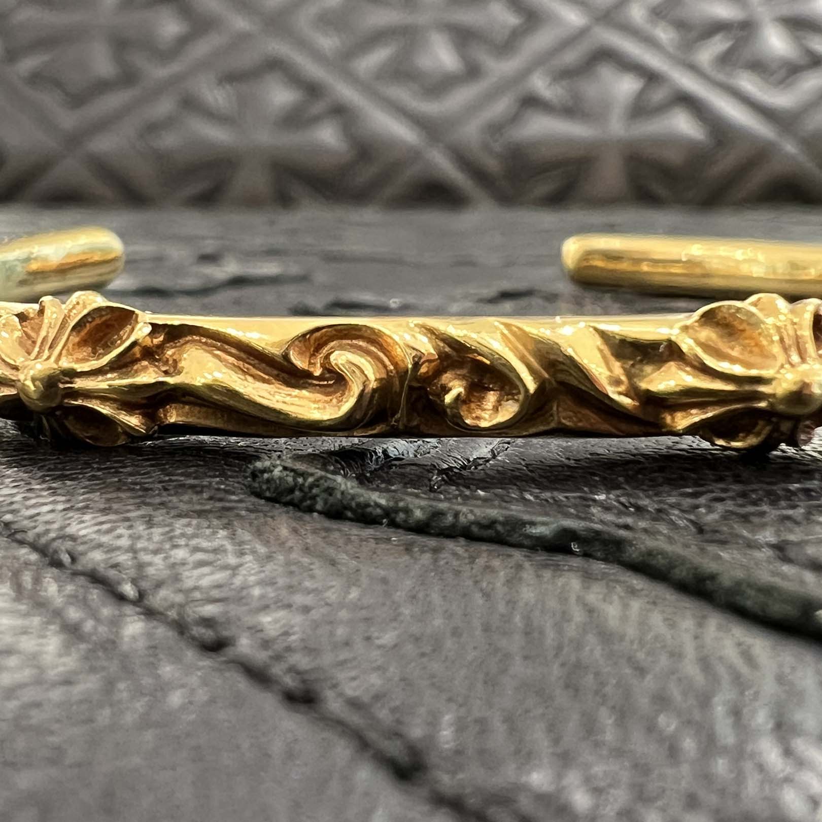 CHROME HEARTS 22K SBT BAND Bangle クロムハーツ 22K SBTバンド バングル