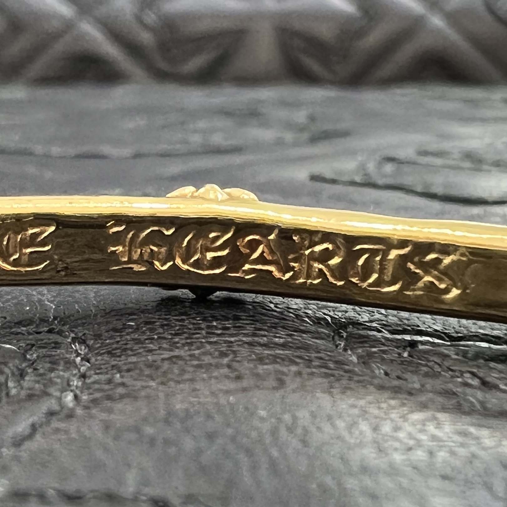 CHROME HEARTS 22K SBT BAND Bangle クロムハーツ 22K SBTバンド バングル