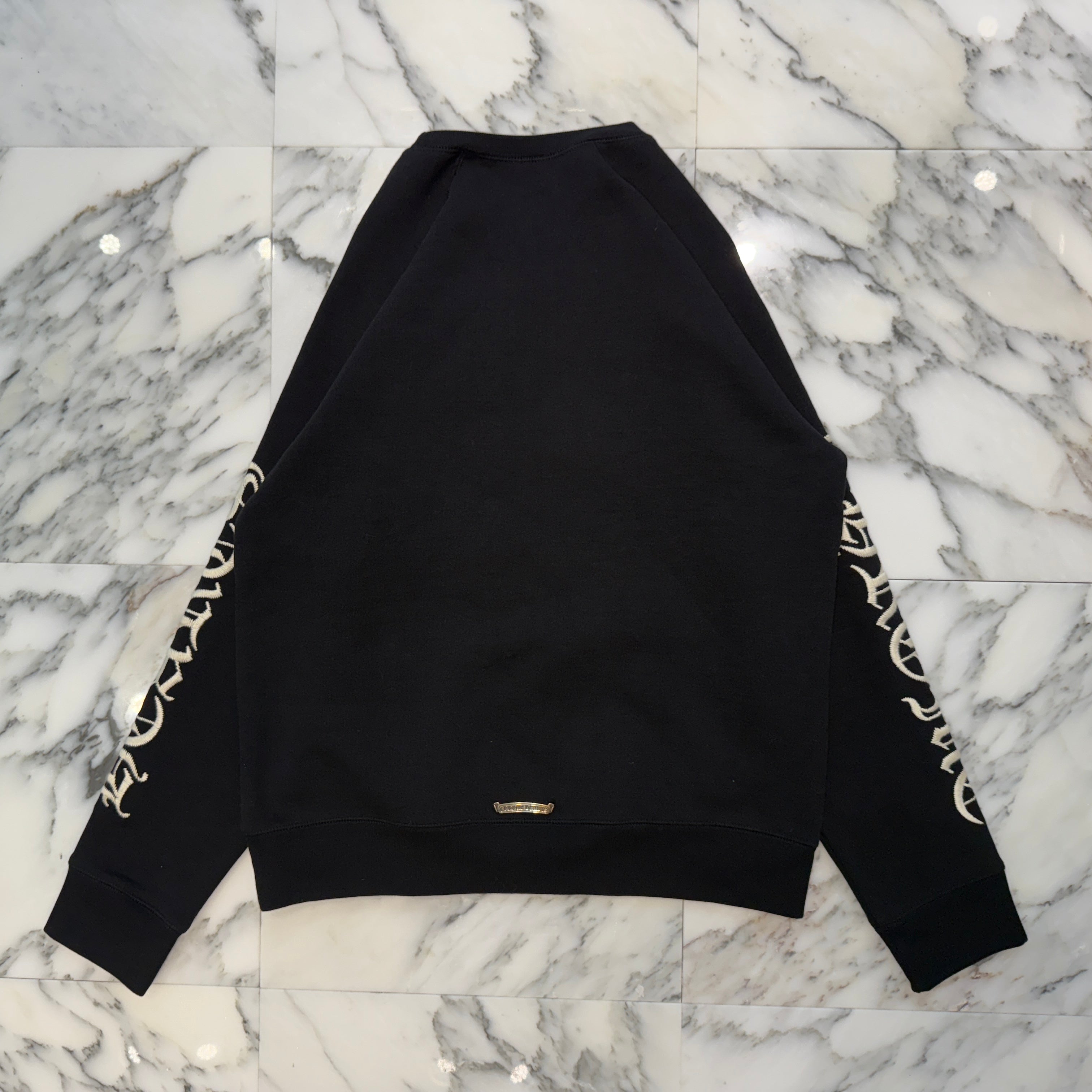 CHROME HEARTS Y NOT SLO RIDE CH Embroidery Crew Neck Sweat Shirt