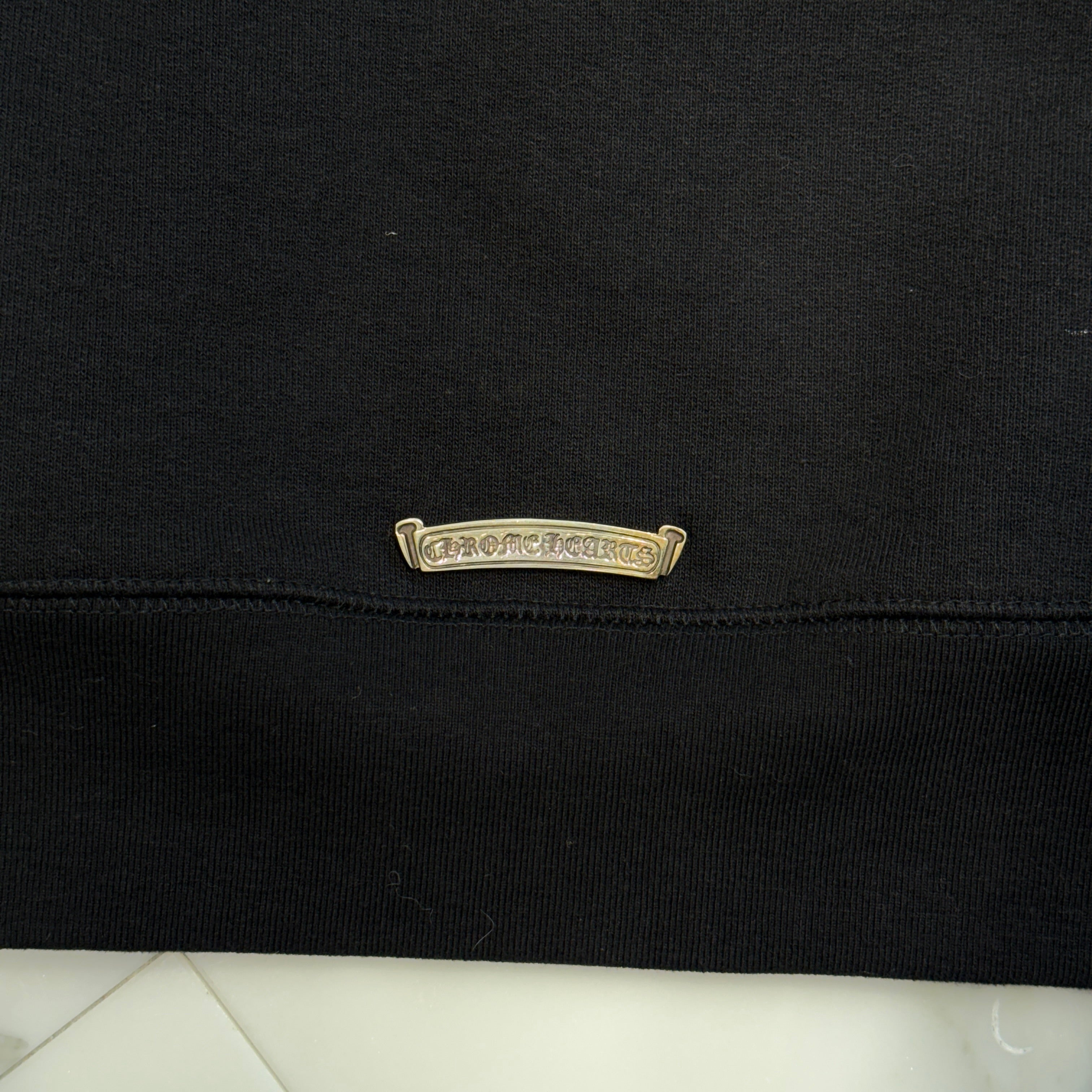 CHROME HEARTS King Taco 3 Cemetery Cross Embroidery Sweat Shirt Size M クロムハーツ キングタコ 3セメタリークロス刺繍 スウェットシャツ サイズM