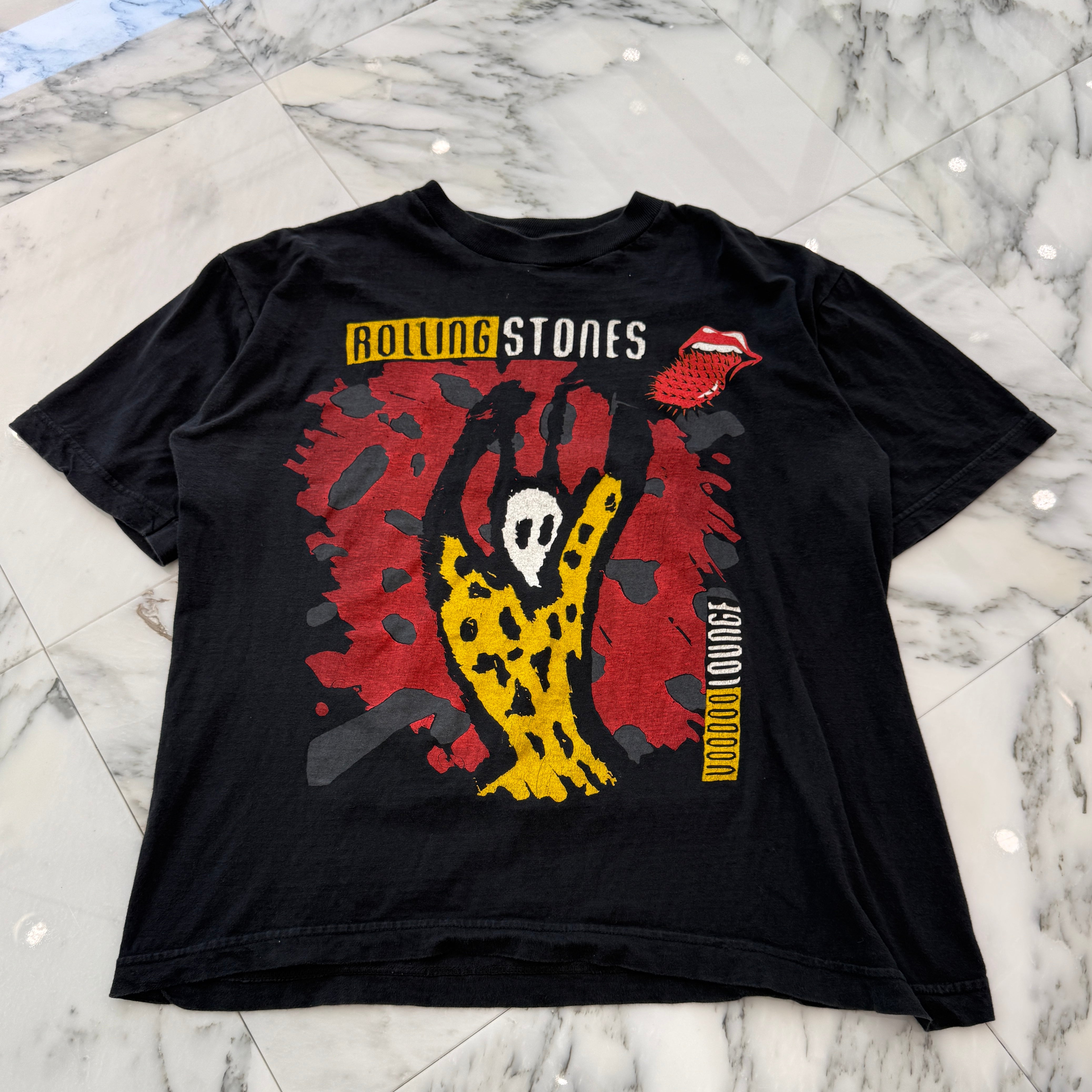 Vintage 90's The Rolling Stones "Voodoo Lounge Tour 1995" S/S Tee Size L 90's ローリング・ストーンズ "ブードゥー ツアー 1995" Tシャツ サイズL