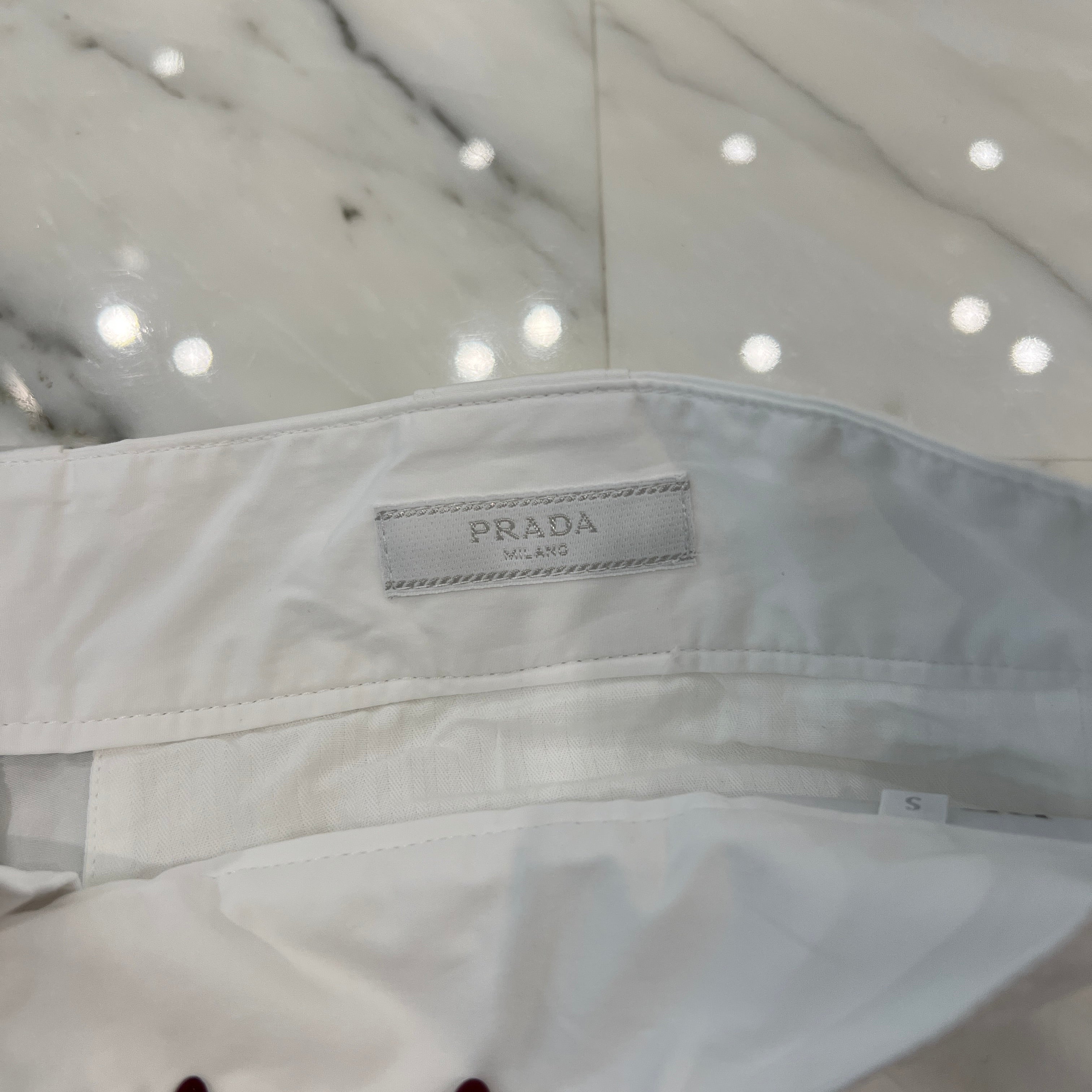 PRADA 2023SS Triangle Logo Plate Zip Cargo Shorts SPH393 S000 1XV2 Size S プラダ トライアングル ロゴプレート ジップ カーゴショーツ サイズS