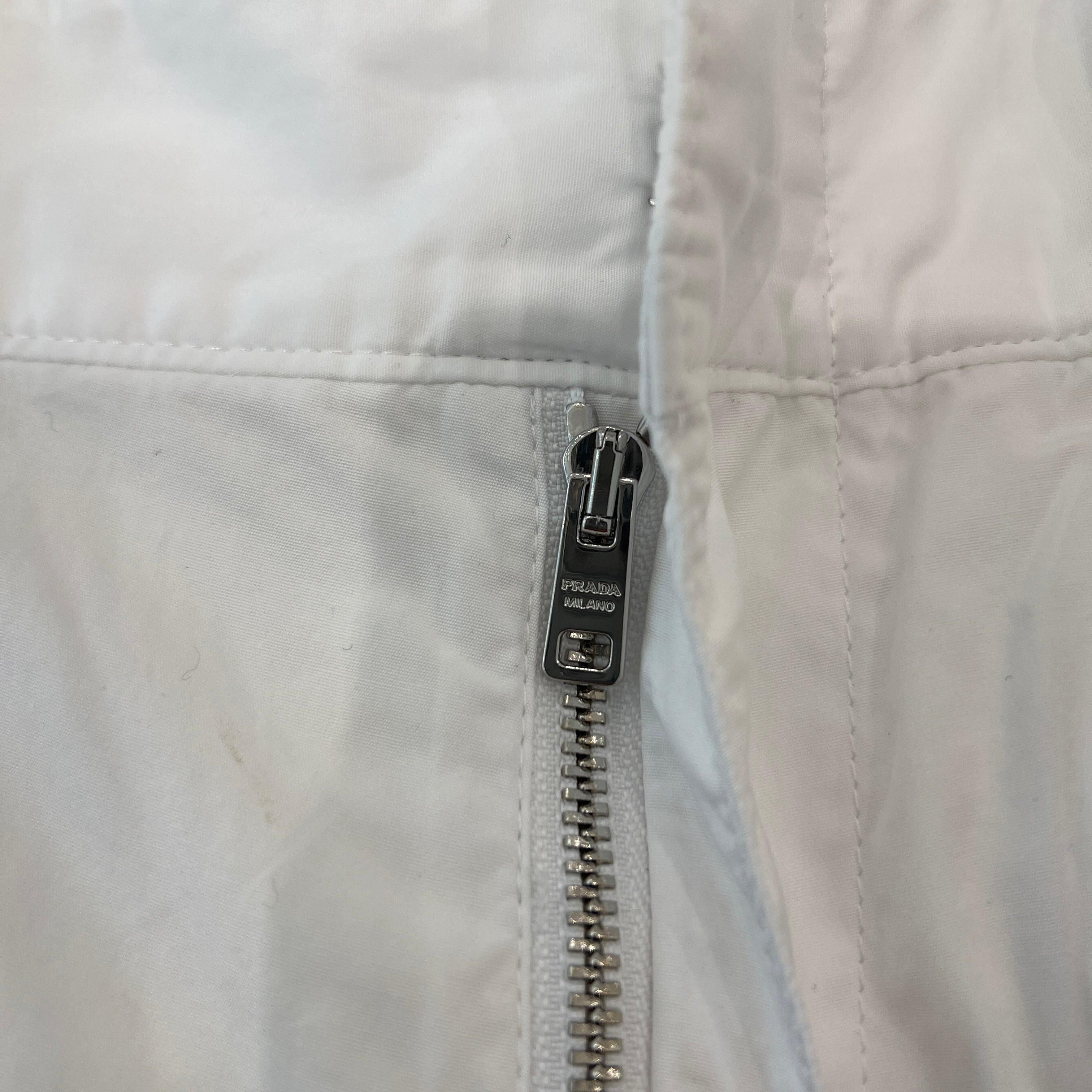 PRADA 2023SS Triangle Logo Plate Zip Cargo Shorts SPH393 S000 1XV2 Size S プラダ トライアングル ロゴプレート ジップ カーゴショーツ サイズS